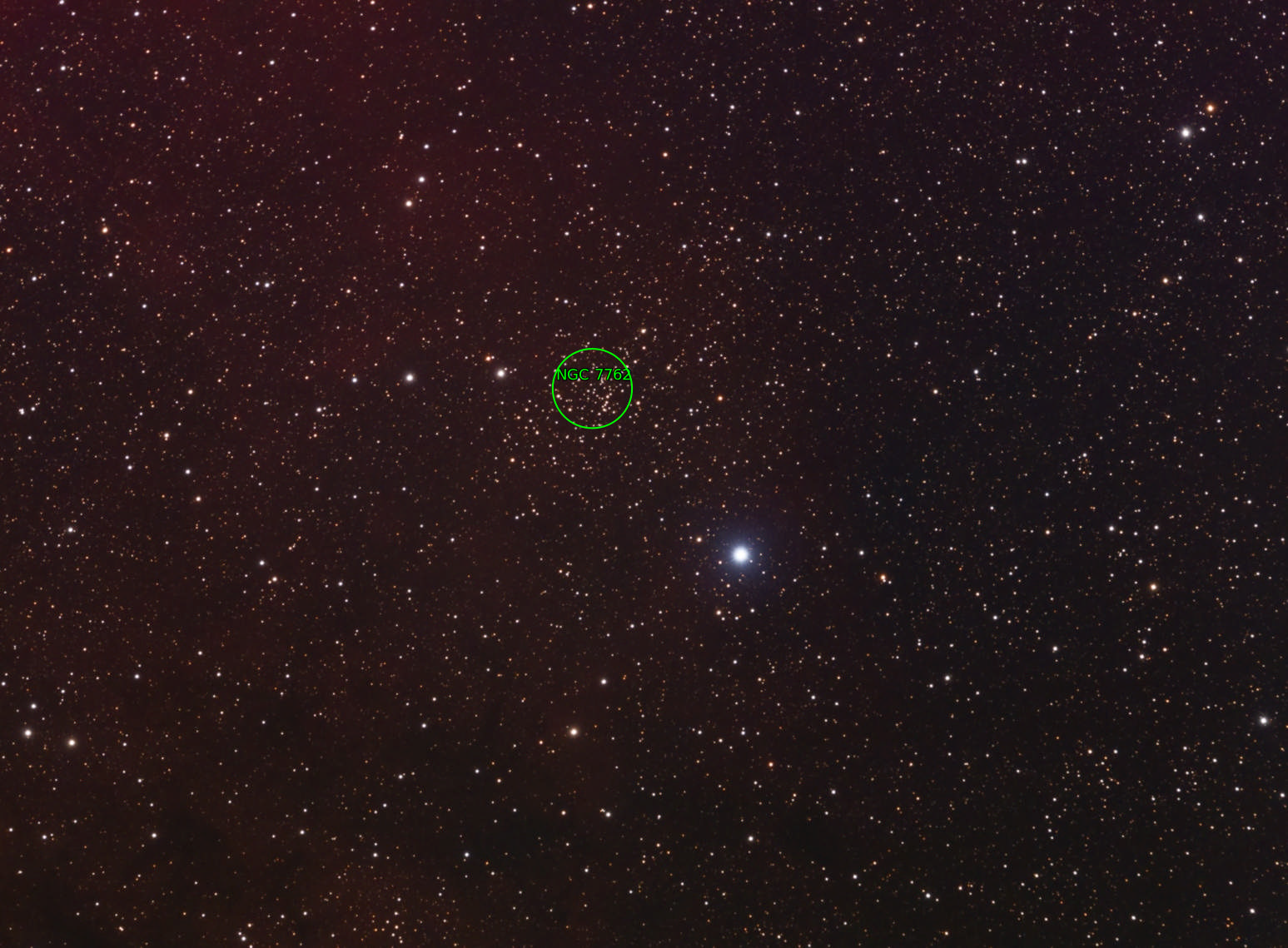 Sternkarten-Overlay (Astrometry.net)