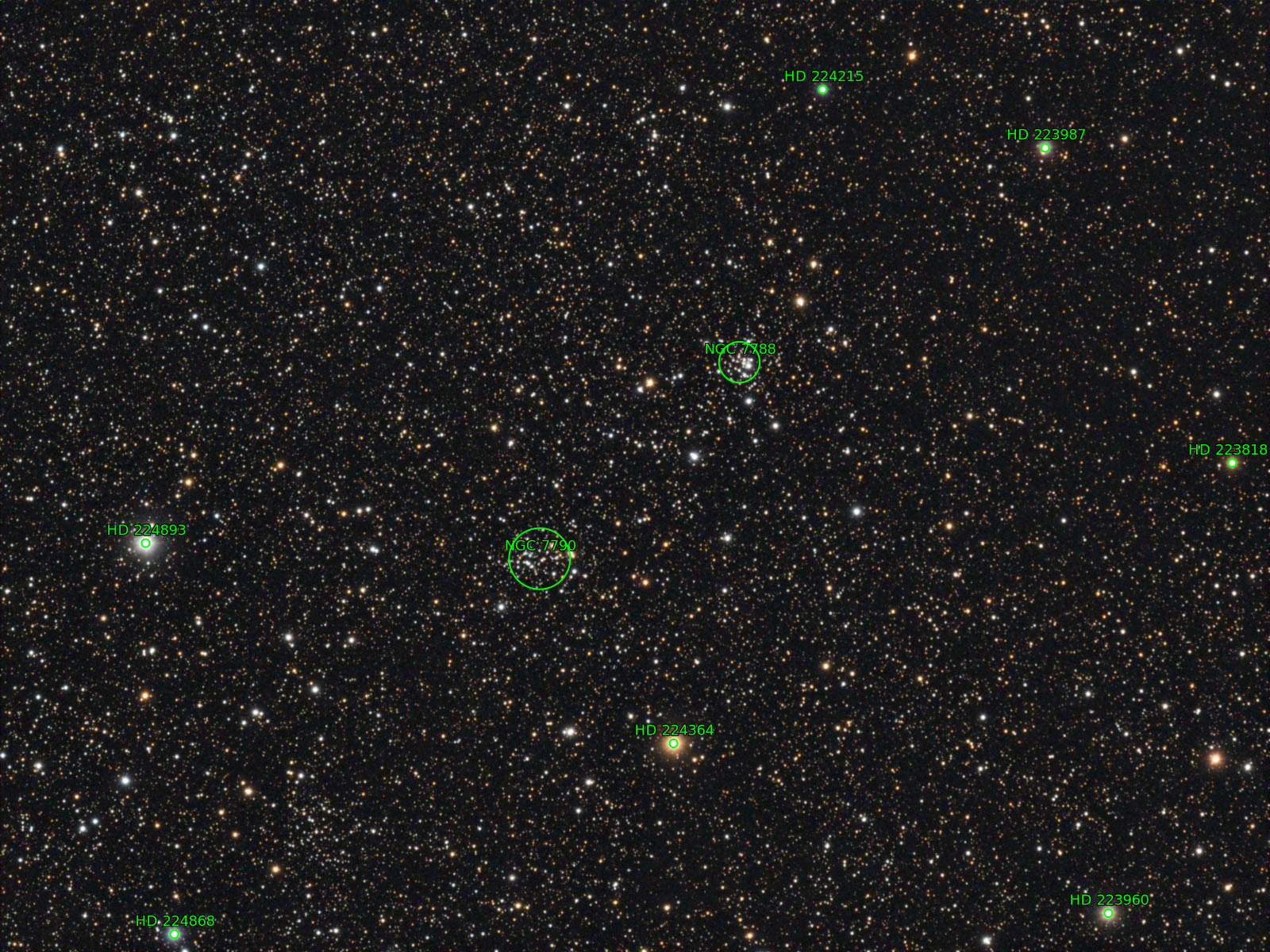 Sternkarten-Overlay (Astrometry.net)