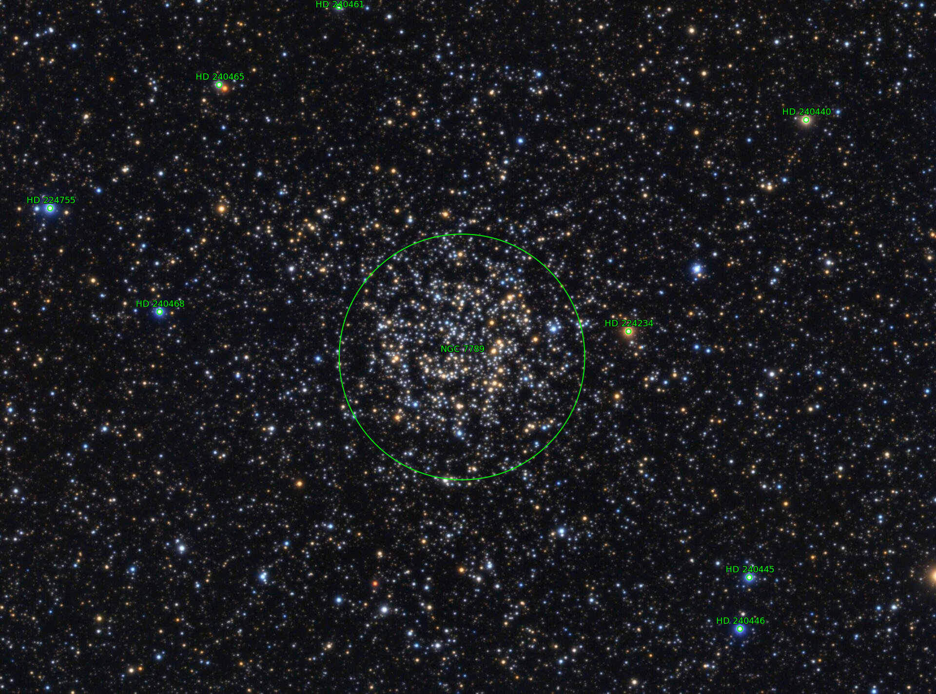 Sternkarten-Overlay (Astrometry.net)