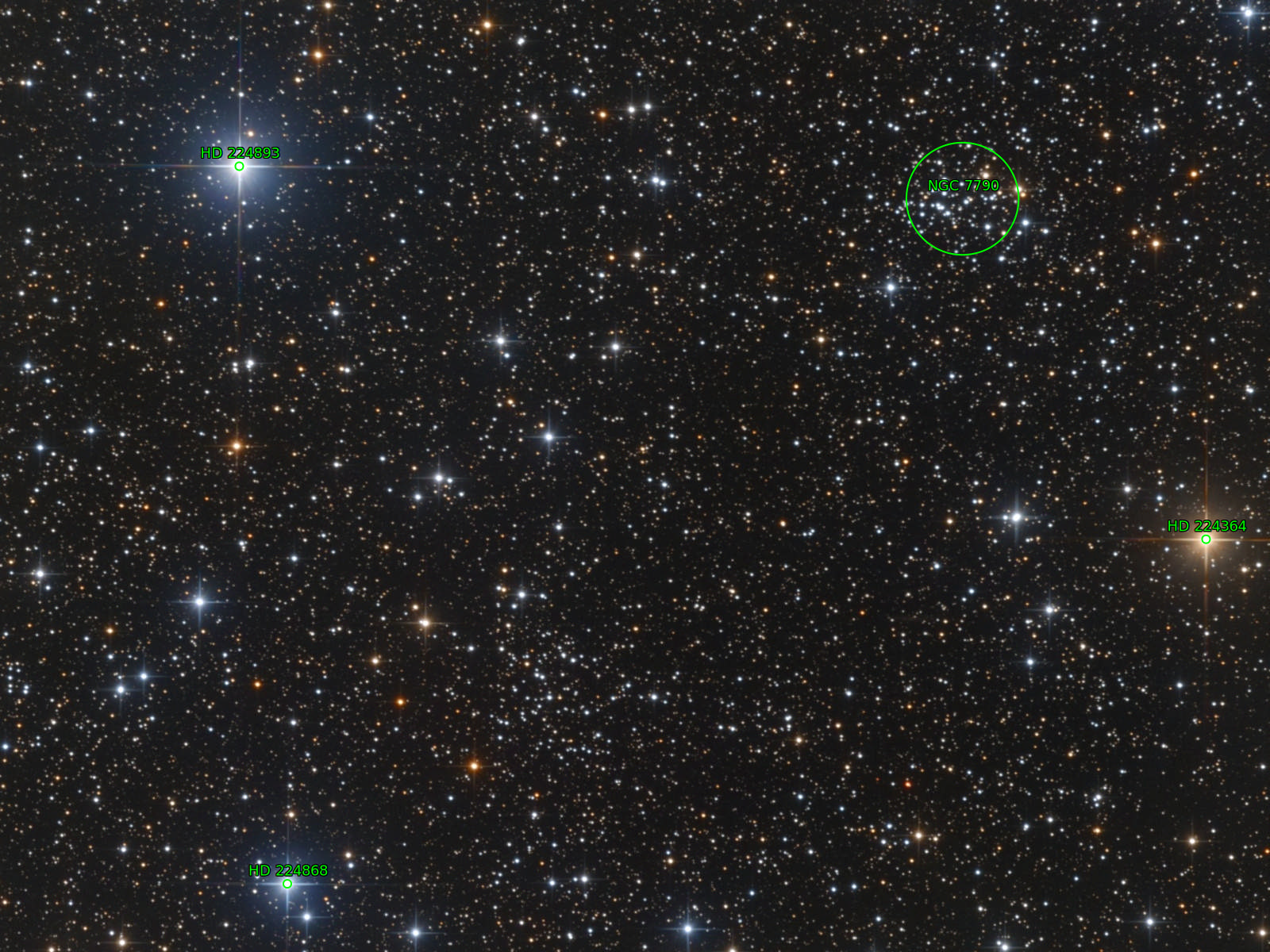 Sternkarten-Overlay (Astrometry.net)