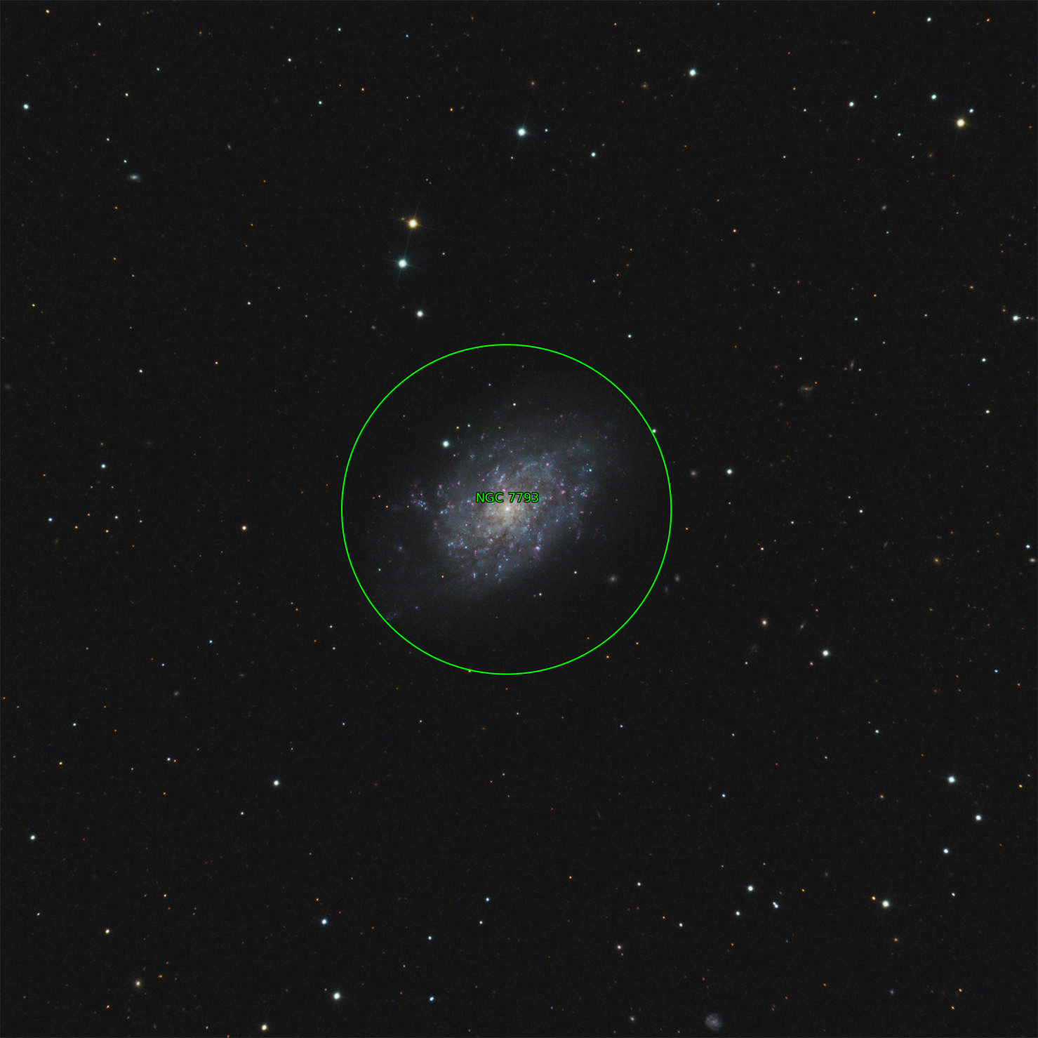 Sternkarten-Overlay (Astrometry.net)