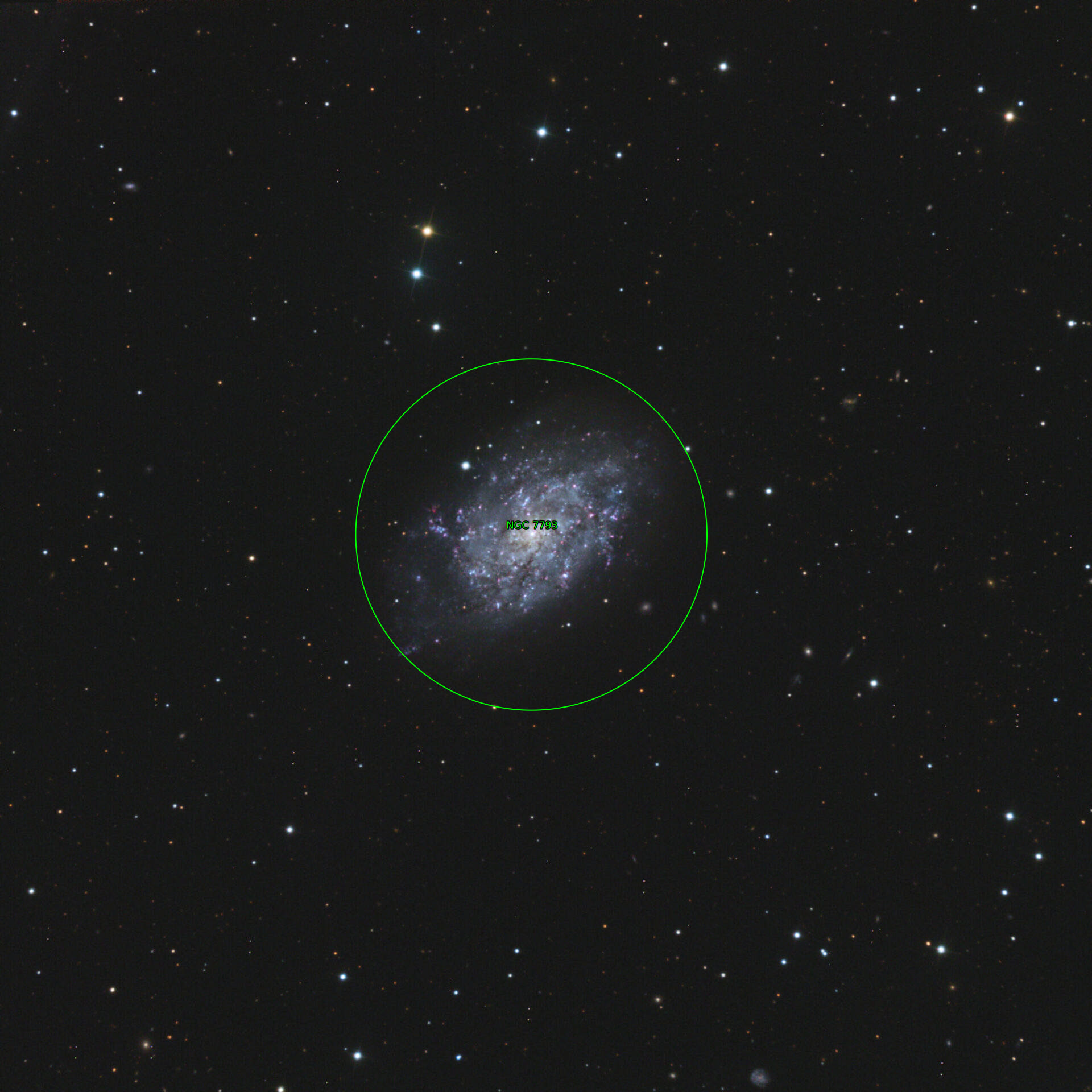 Sternkarten-Overlay (Astrometry.net)