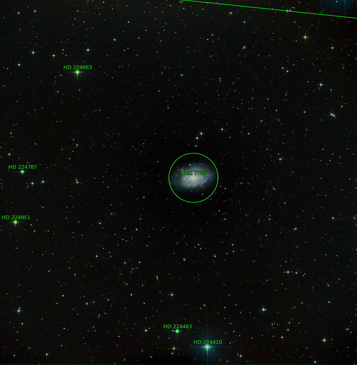 Sternkarten-Overlay (Astrometry.net)