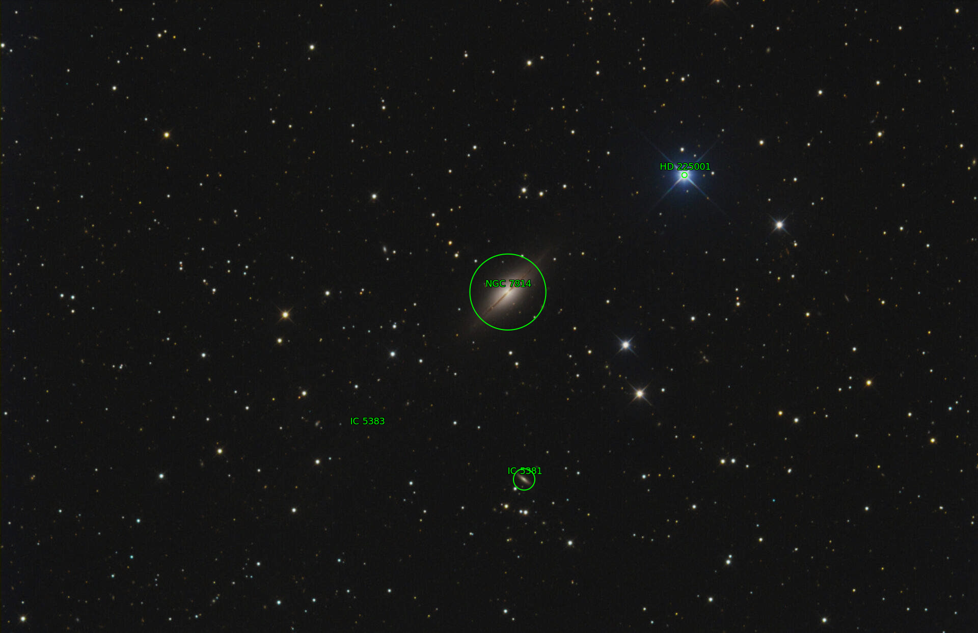 Sternkarten-Overlay (Astrometry.net)