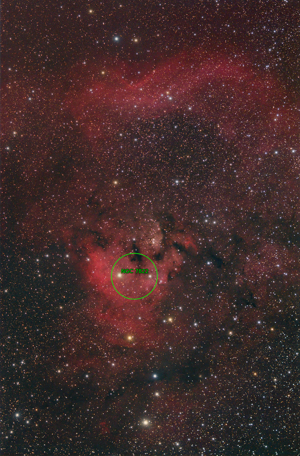 Sternkarten-Overlay (Astrometry.net)