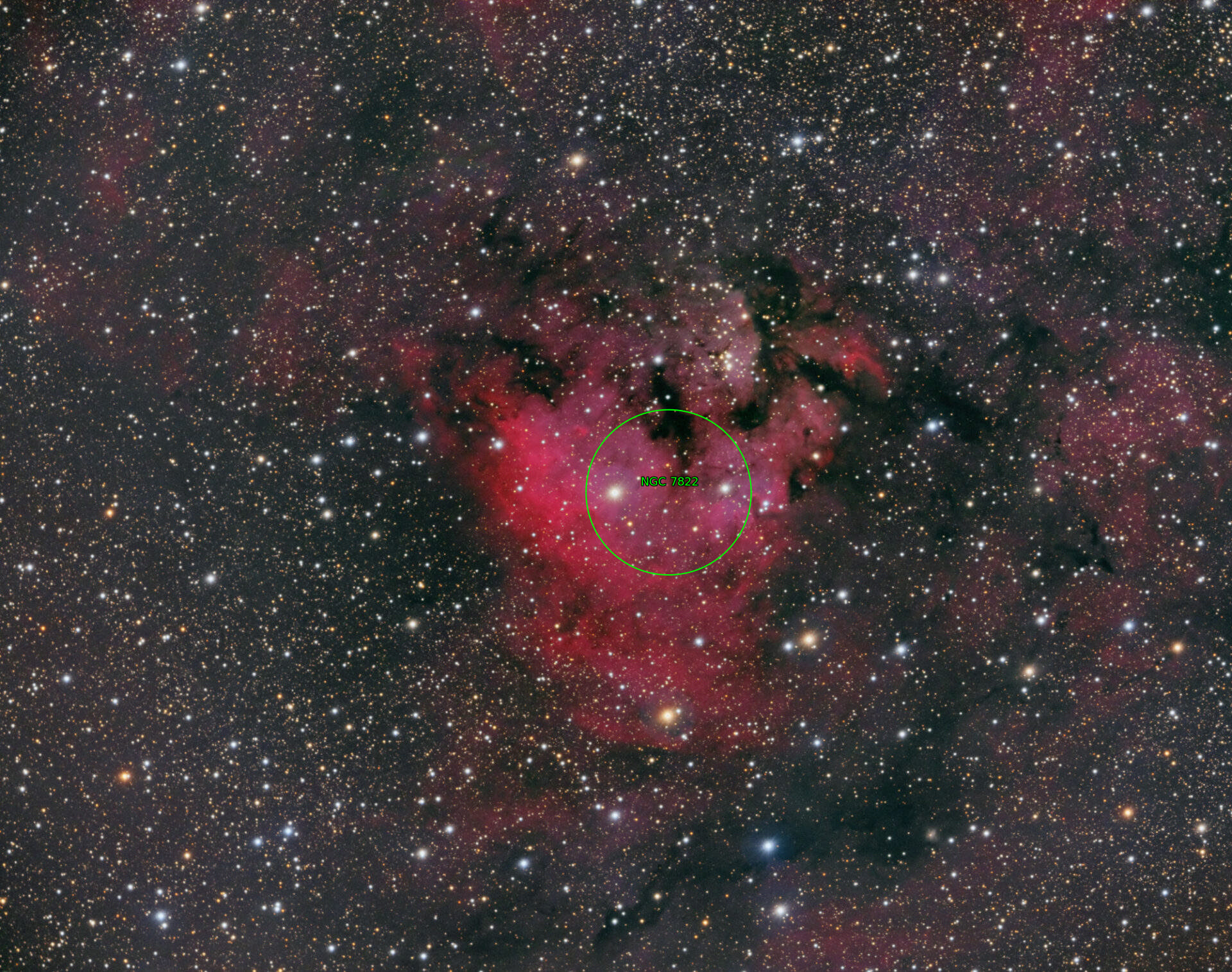 Sternkarten-Overlay (Astrometry.net)