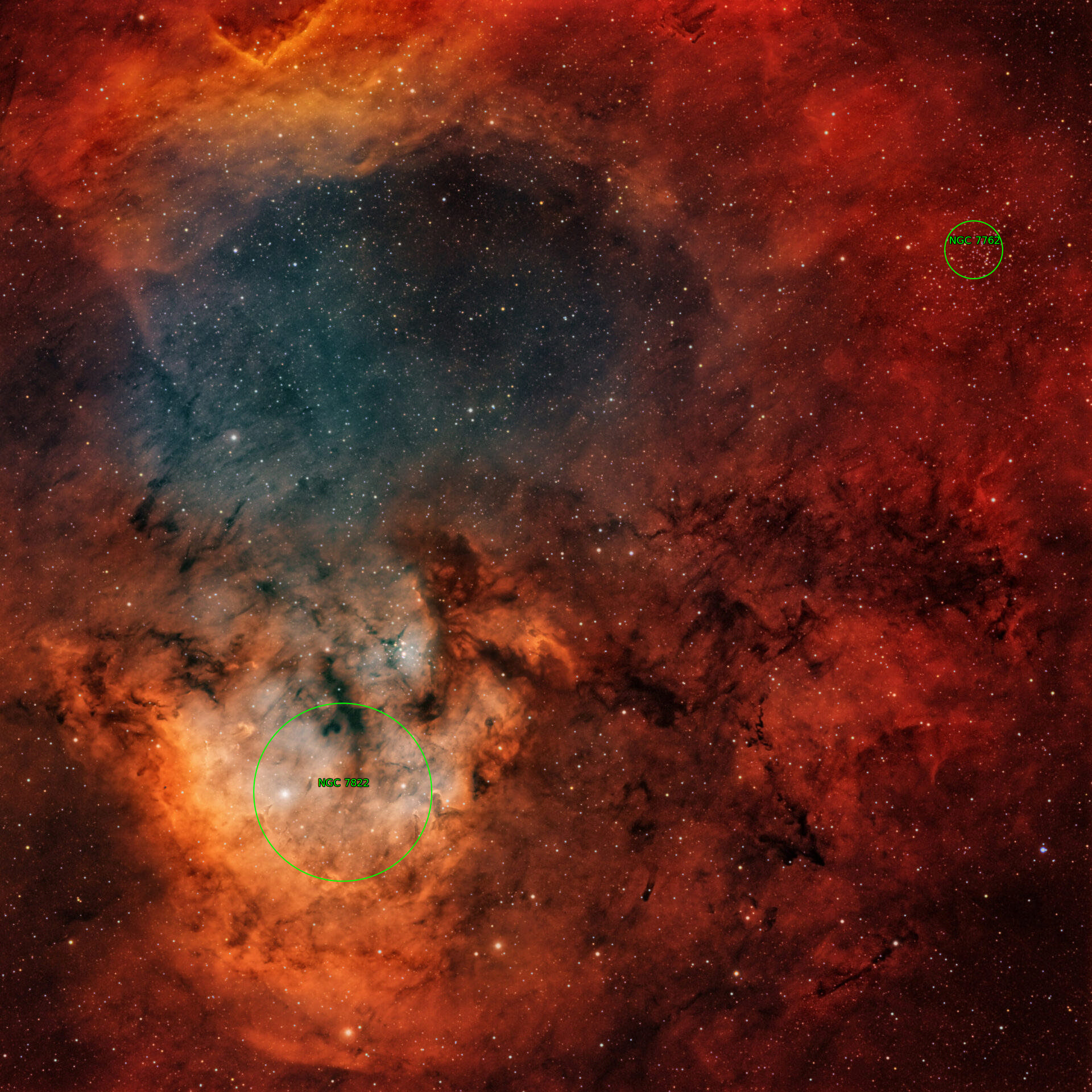 Sternkarten-Overlay (Astrometry.net)