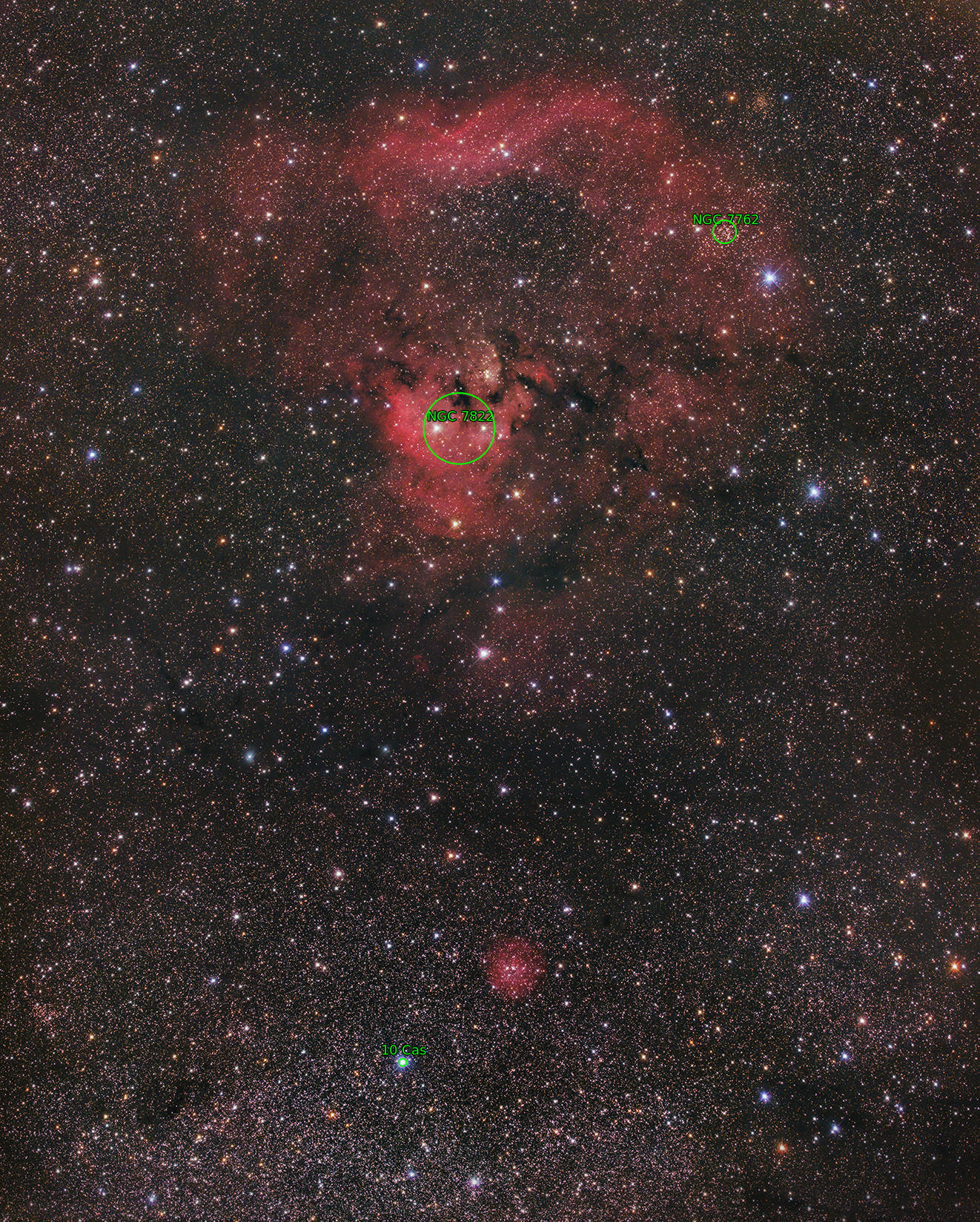 Sternkarten-Overlay (Astrometry.net)