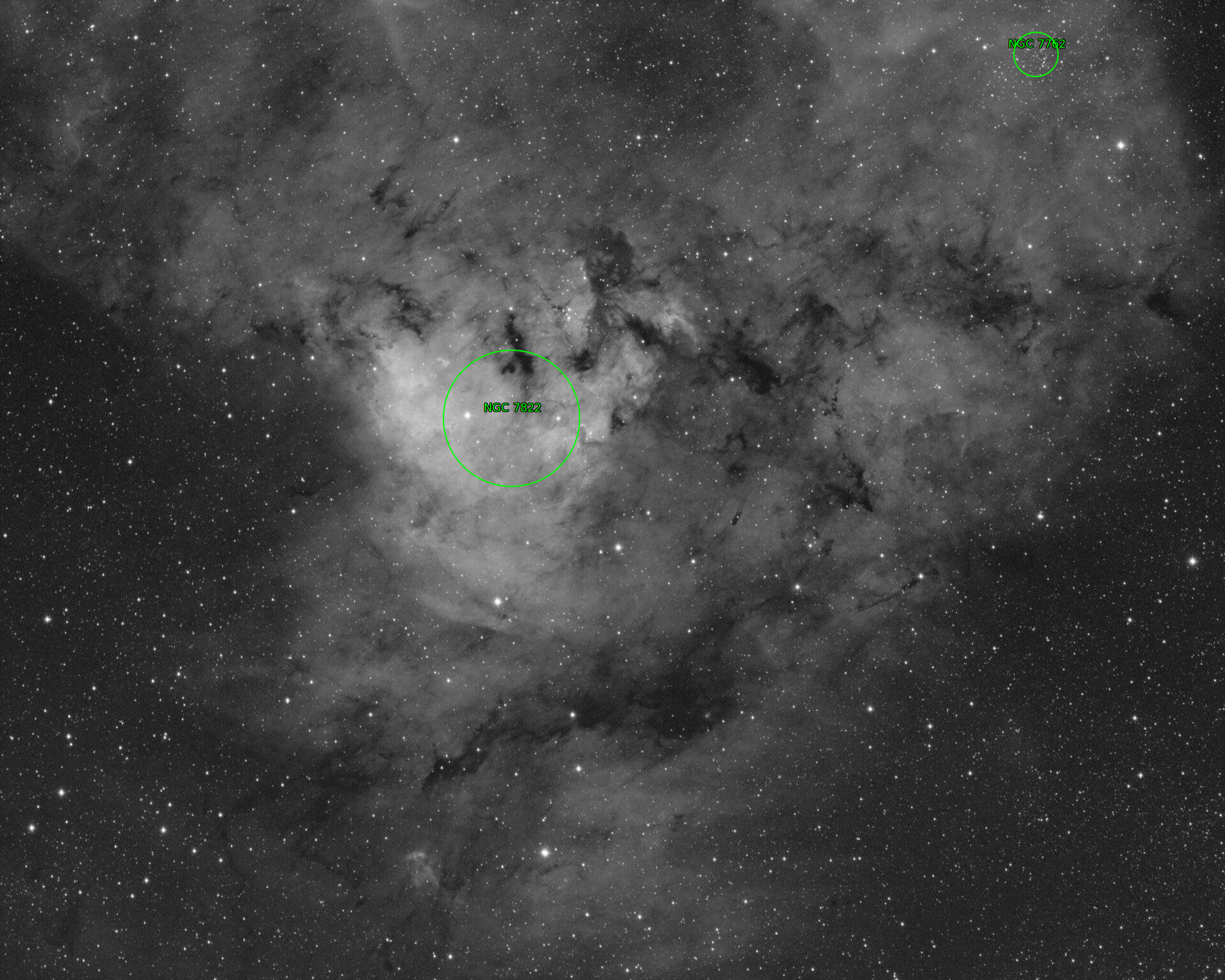 Sternkarten-Overlay (Astrometry.net)