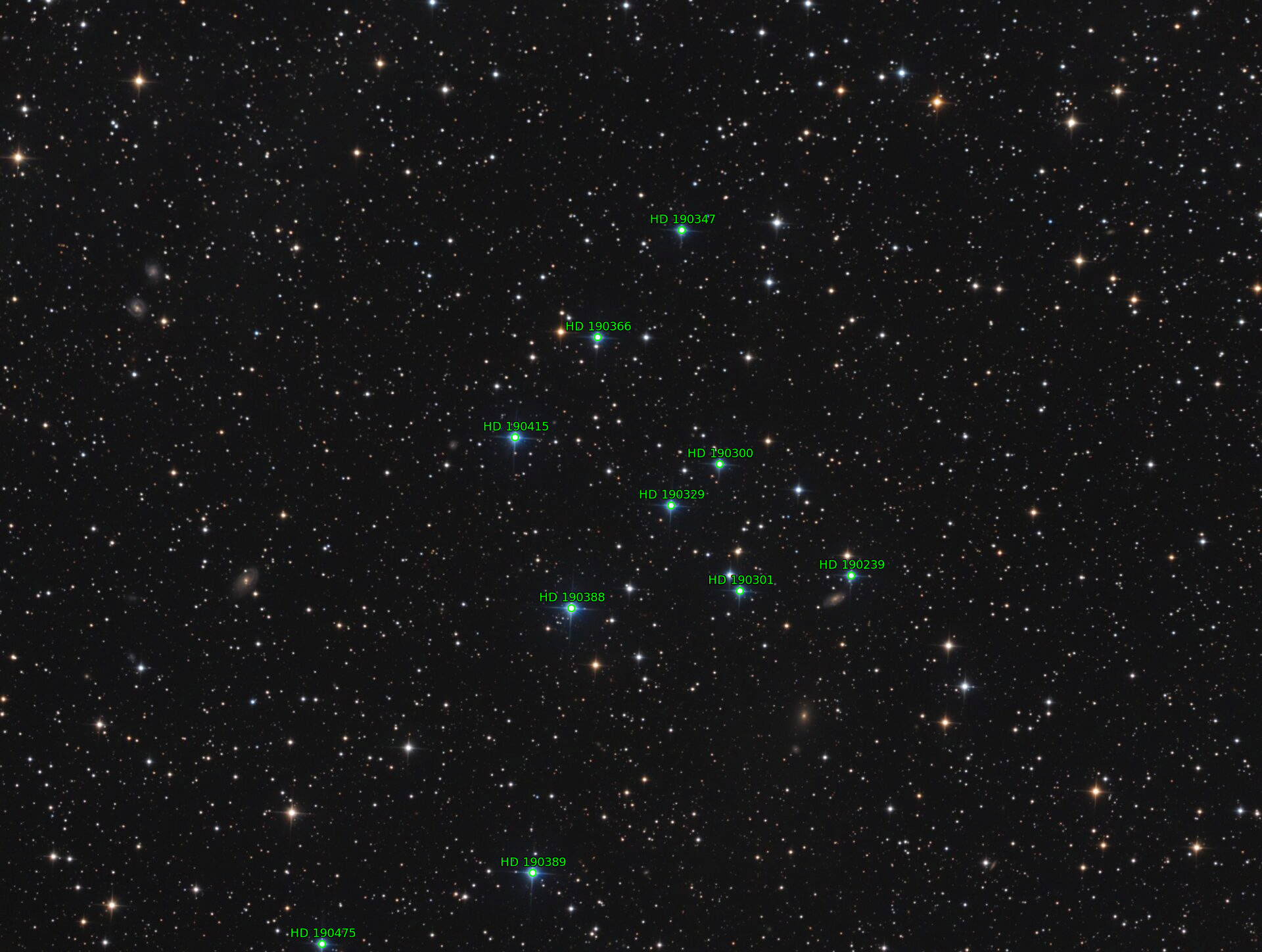 Sternkarten-Overlay (Astrometry.net)