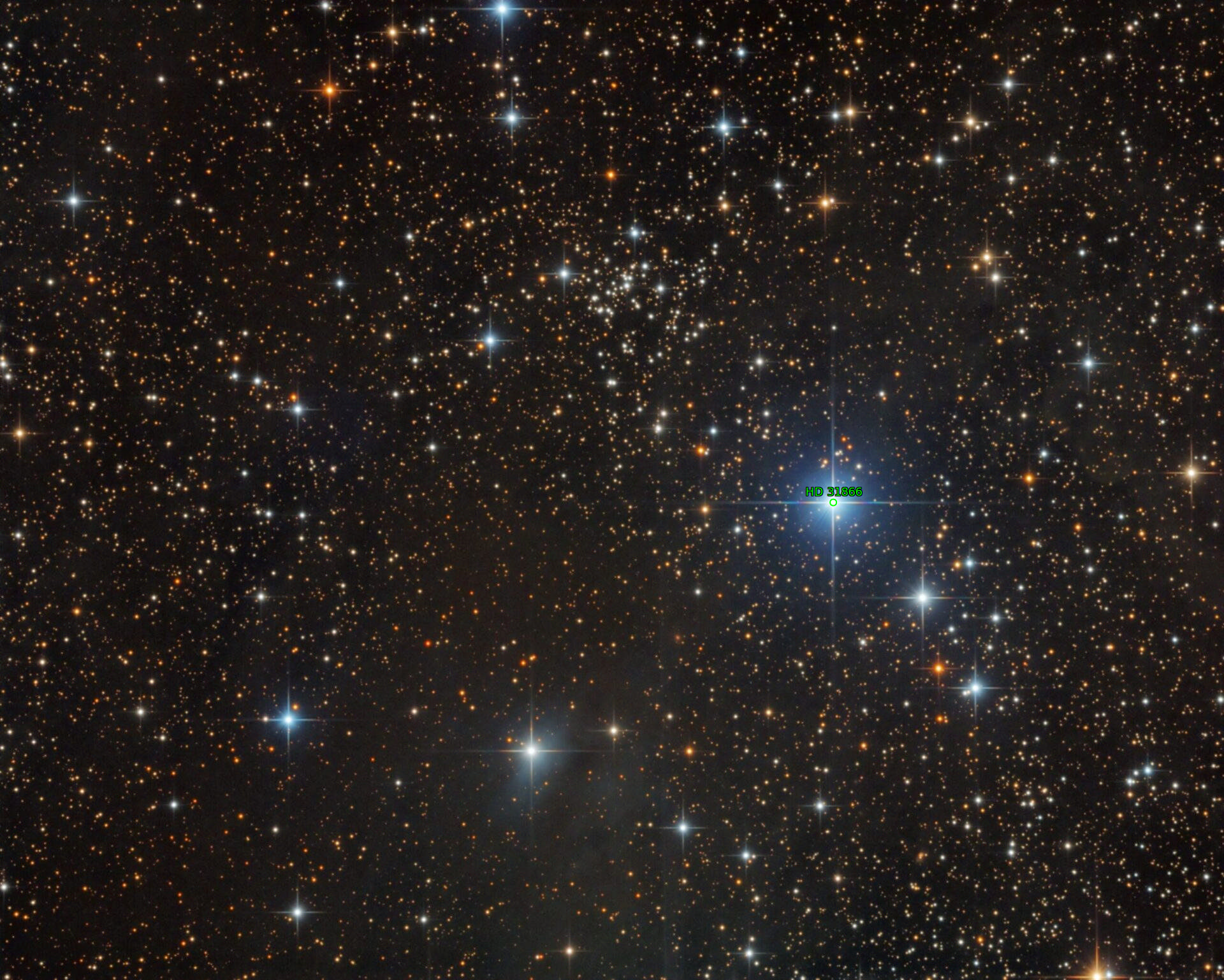 Sternkarten-Overlay (Astrometry.net)
