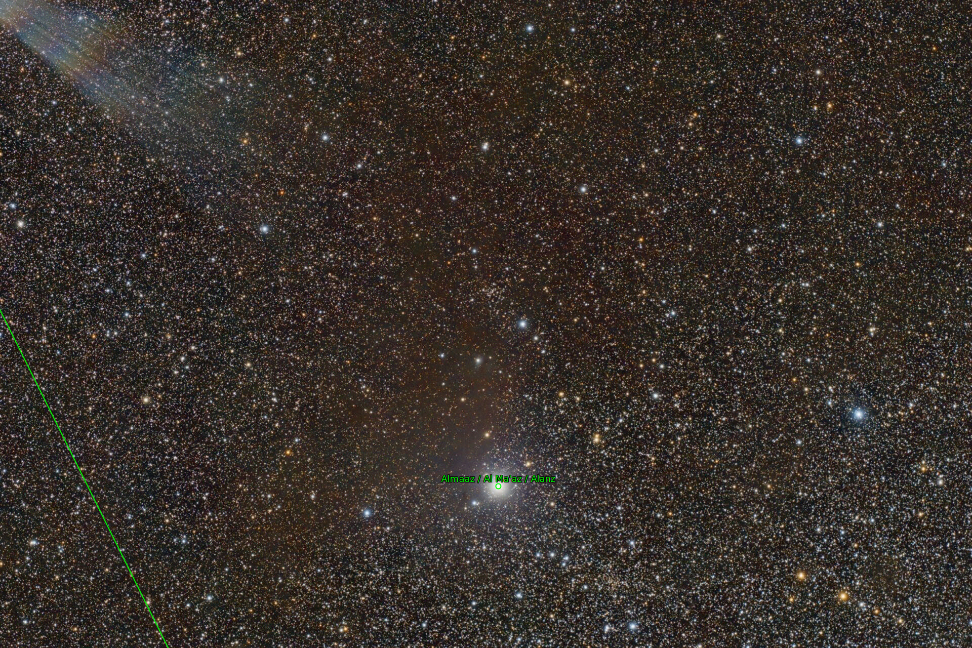 Sternkarten-Overlay (Astrometry.net)