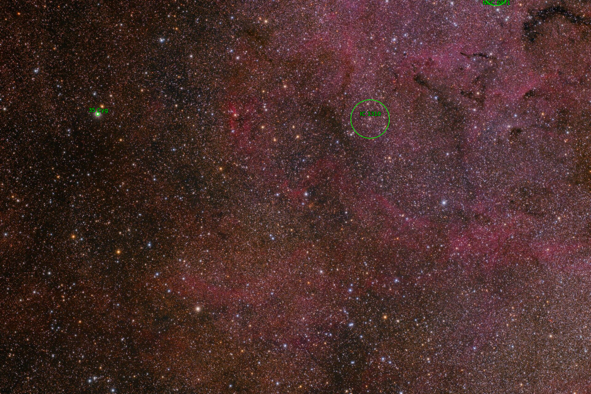 Sternkarten-Overlay (Astrometry.net)