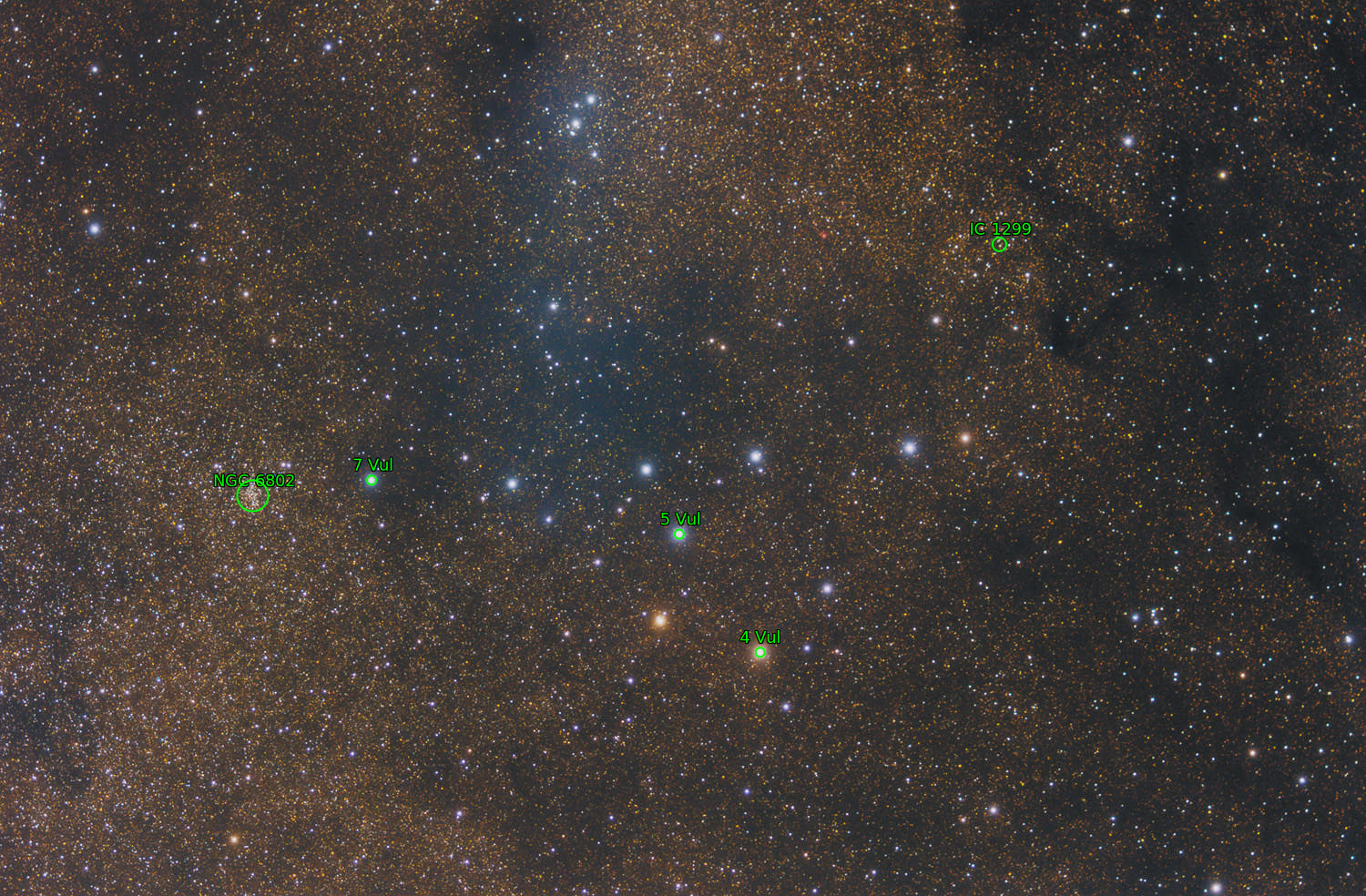 Sternkarten-Overlay (Astrometry.net)