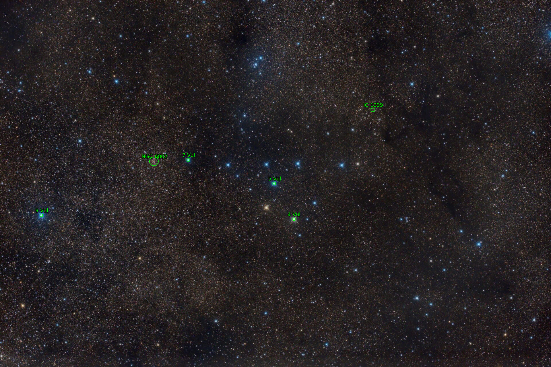 Sternkarten-Overlay (Astrometry.net)
