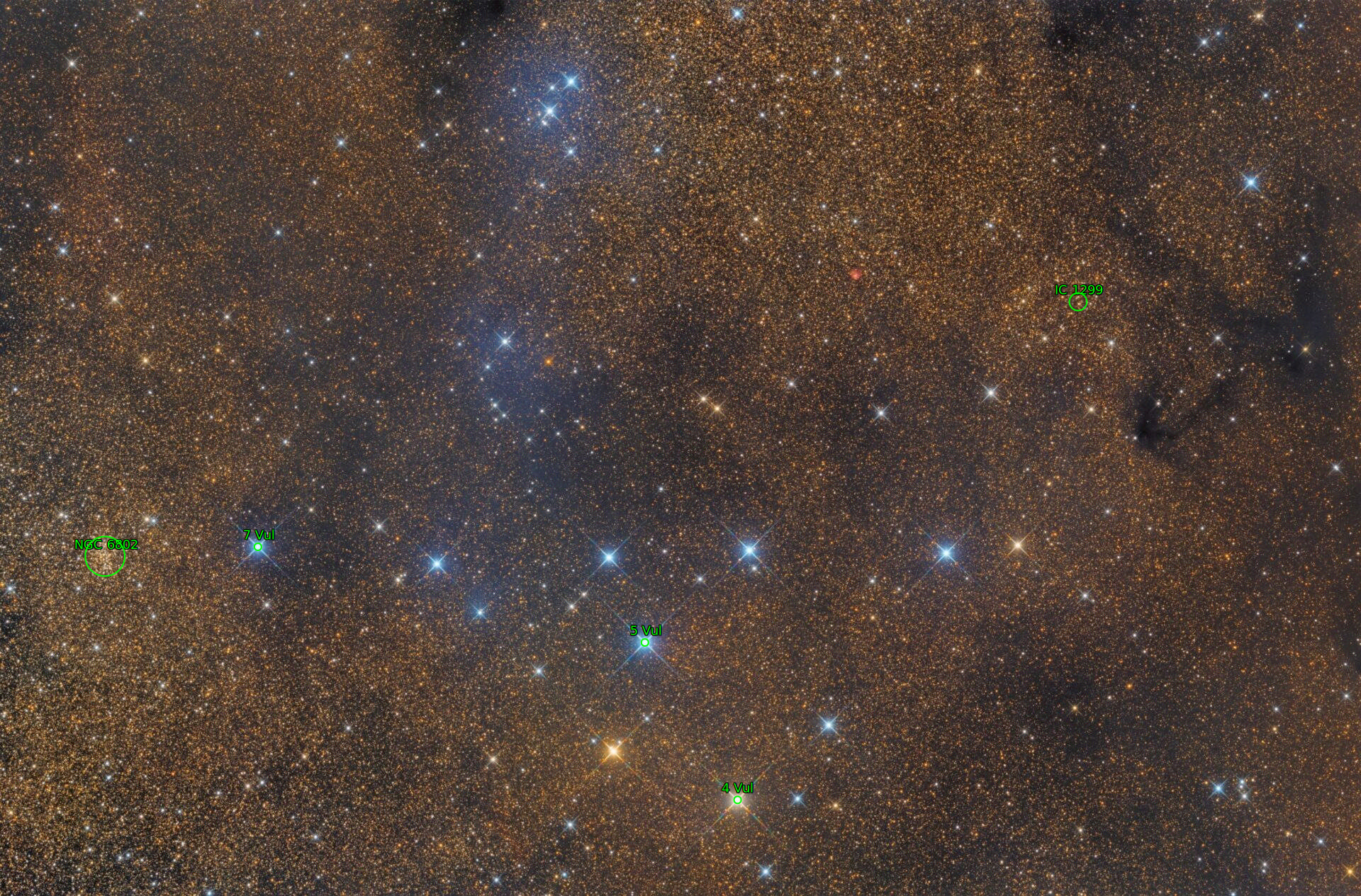 Sternkarten-Overlay (Astrometry.net)