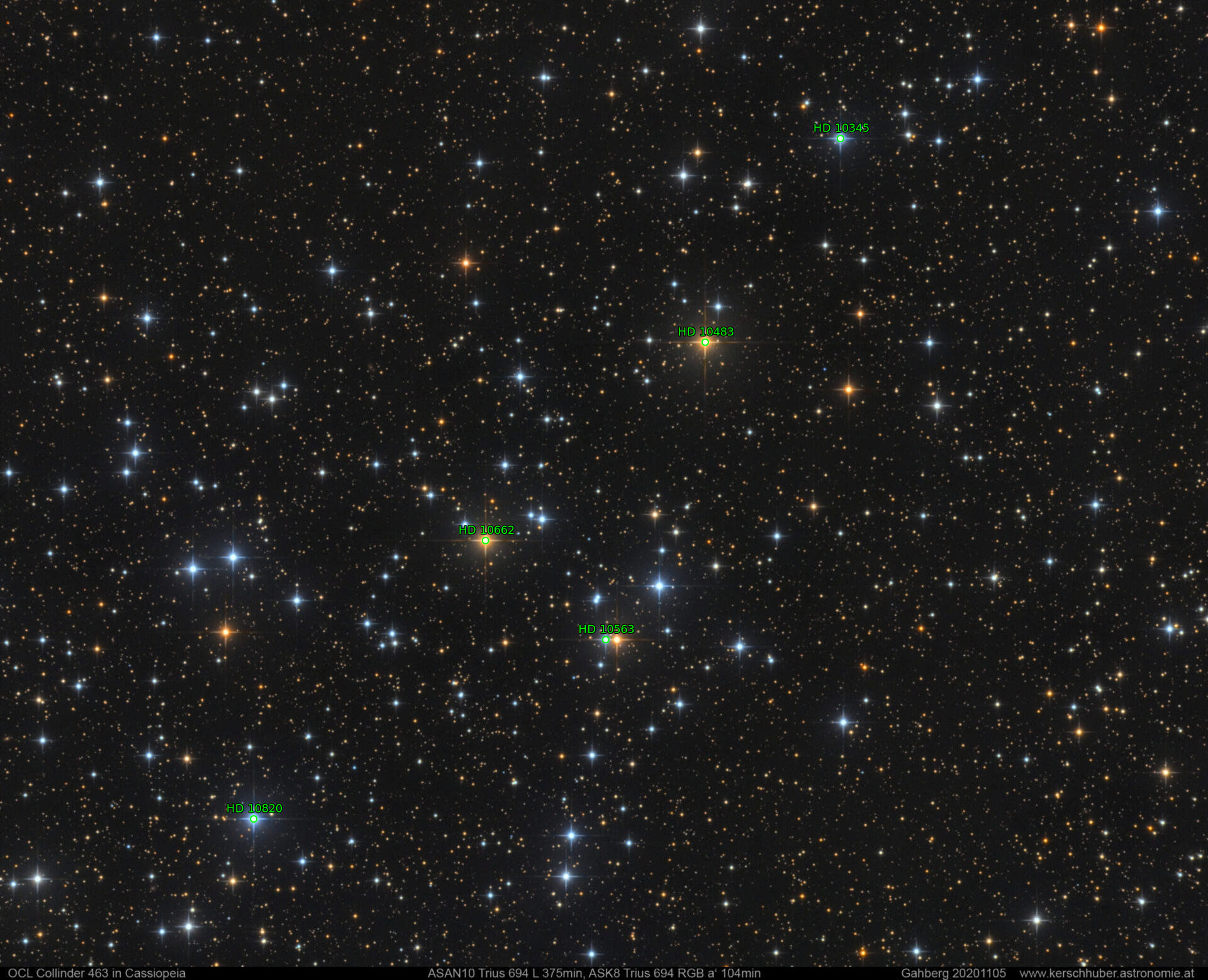 Sternkarten-Overlay (Astrometry.net)