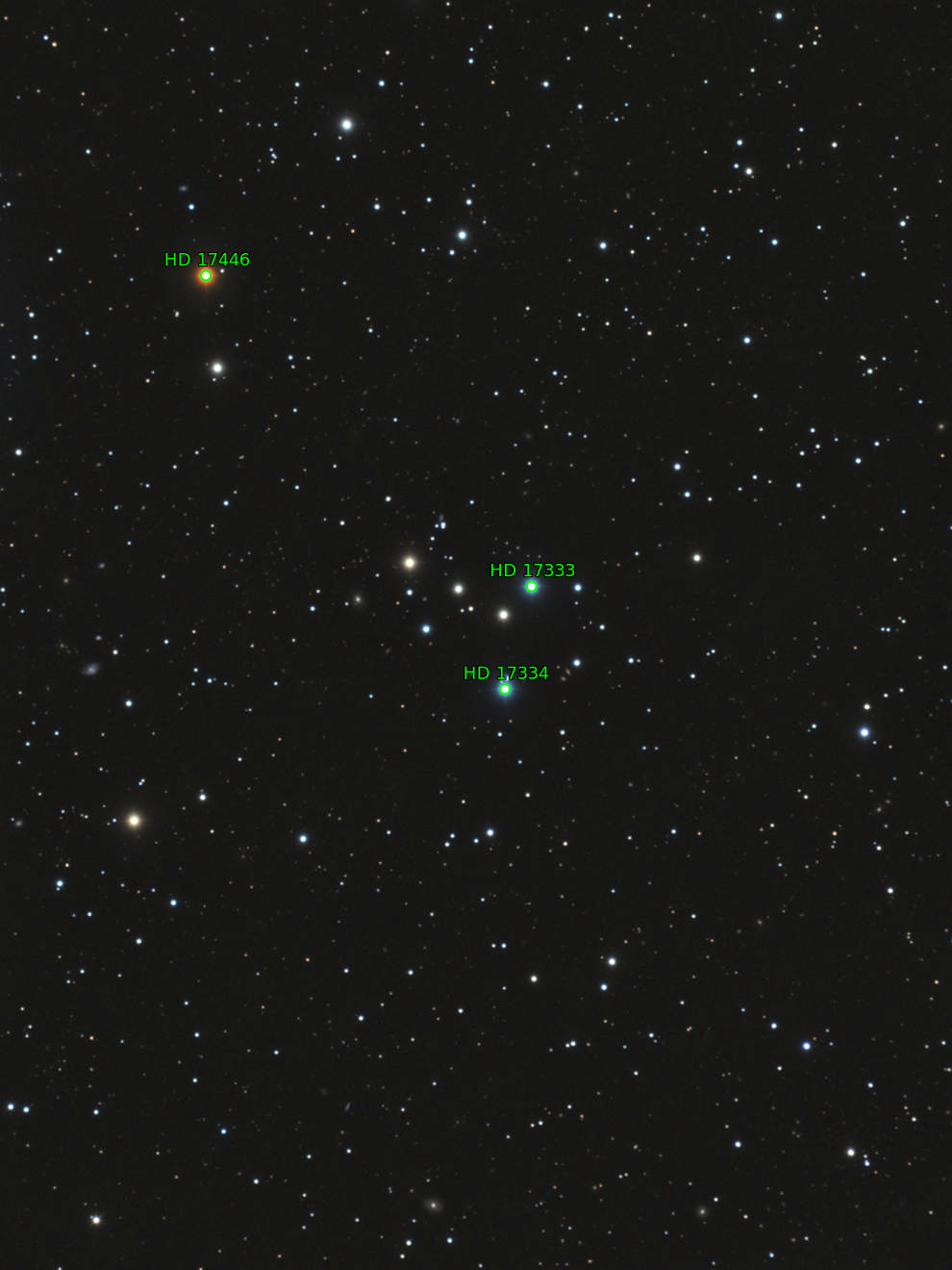 Sternkarten-Overlay (Astrometry.net)