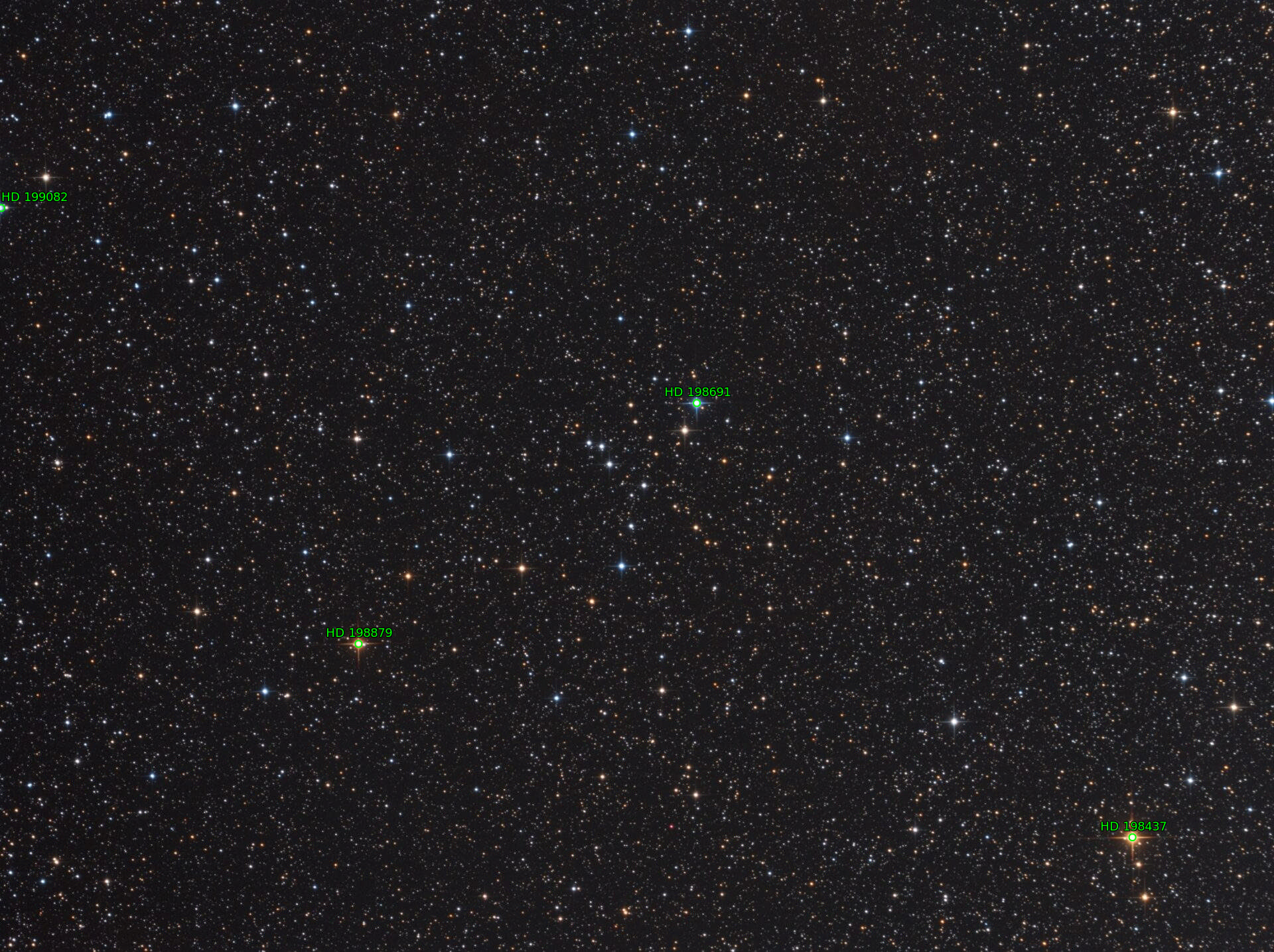Sternkarten-Overlay (Astrometry.net)