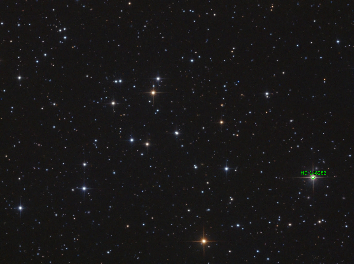 Sternkarten-Overlay (Astrometry.net)