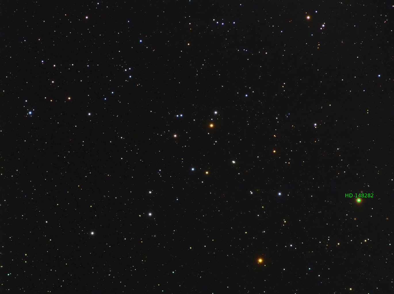 Sternkarten-Overlay (Astrometry.net)