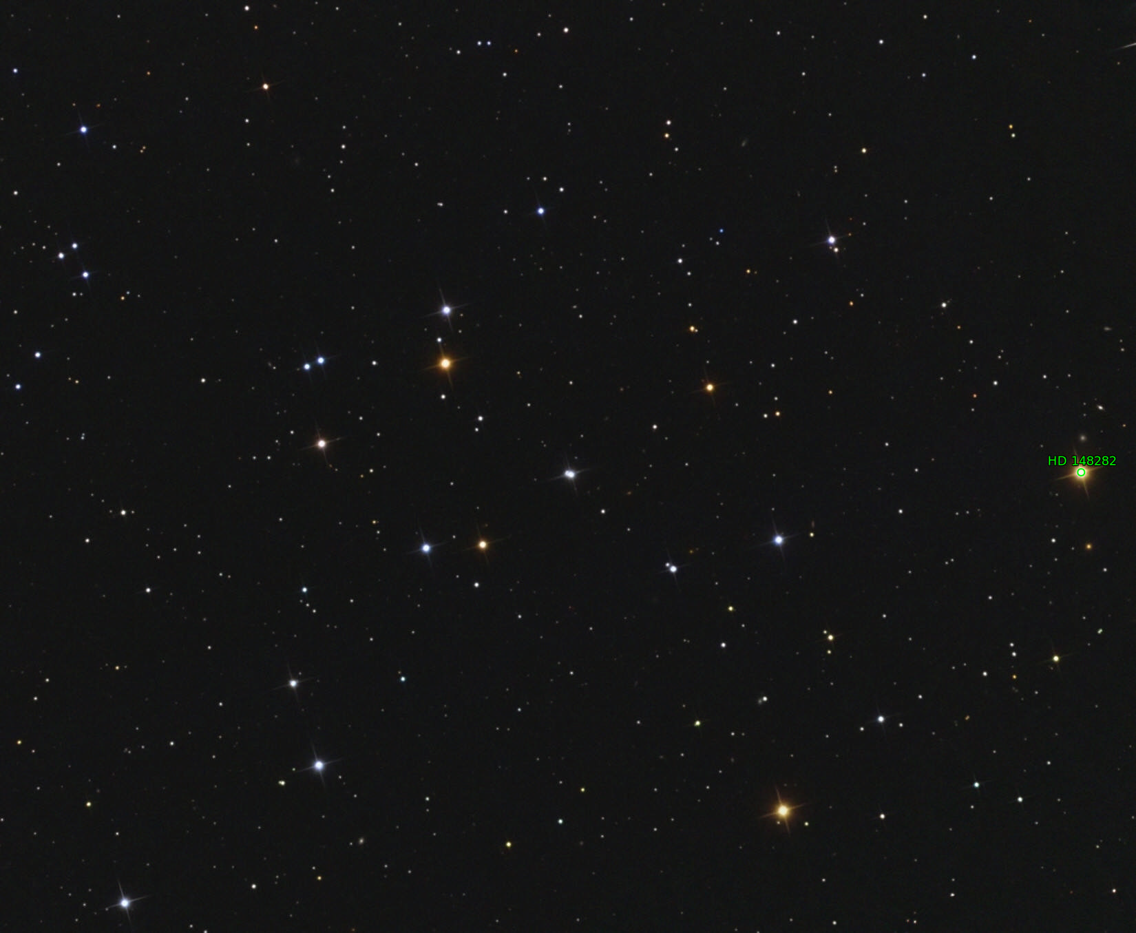 Sternkarten-Overlay (Astrometry.net)