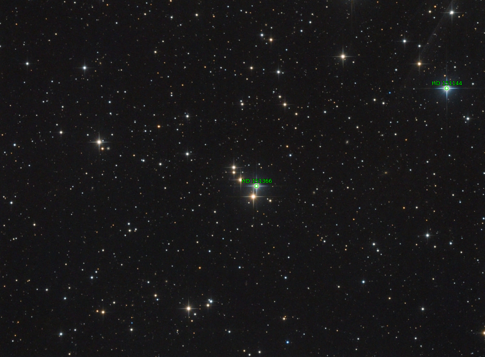 Sternkarten-Overlay (Astrometry.net)