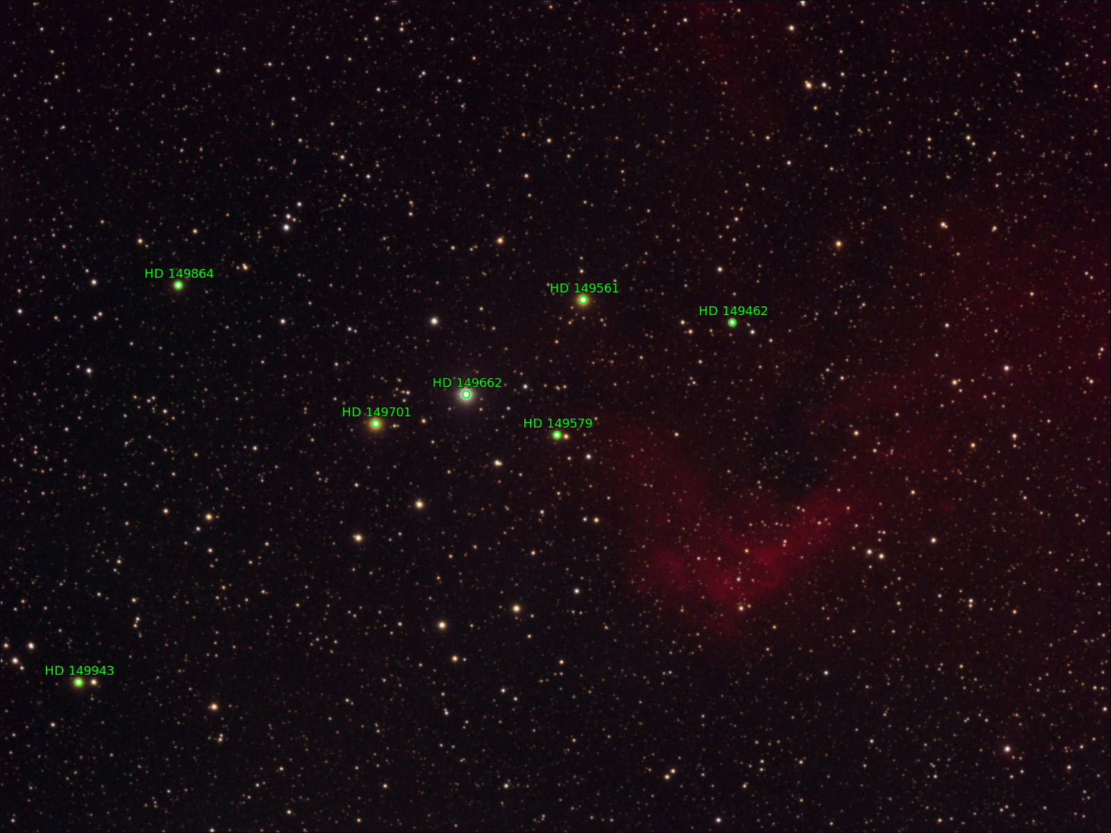 Sternkarten-Overlay (Astrometry.net)