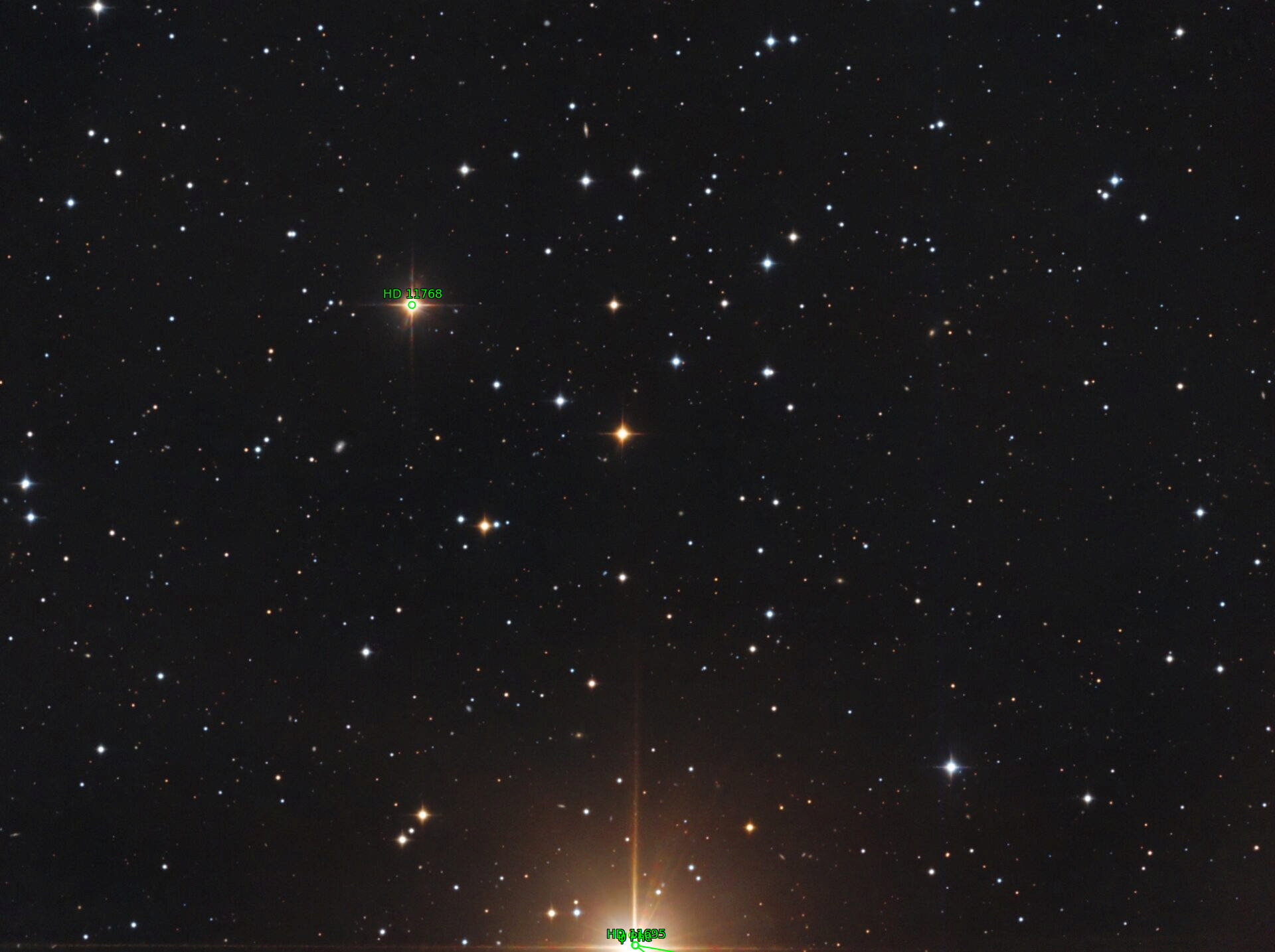 Sternkarten-Overlay (Astrometry.net)