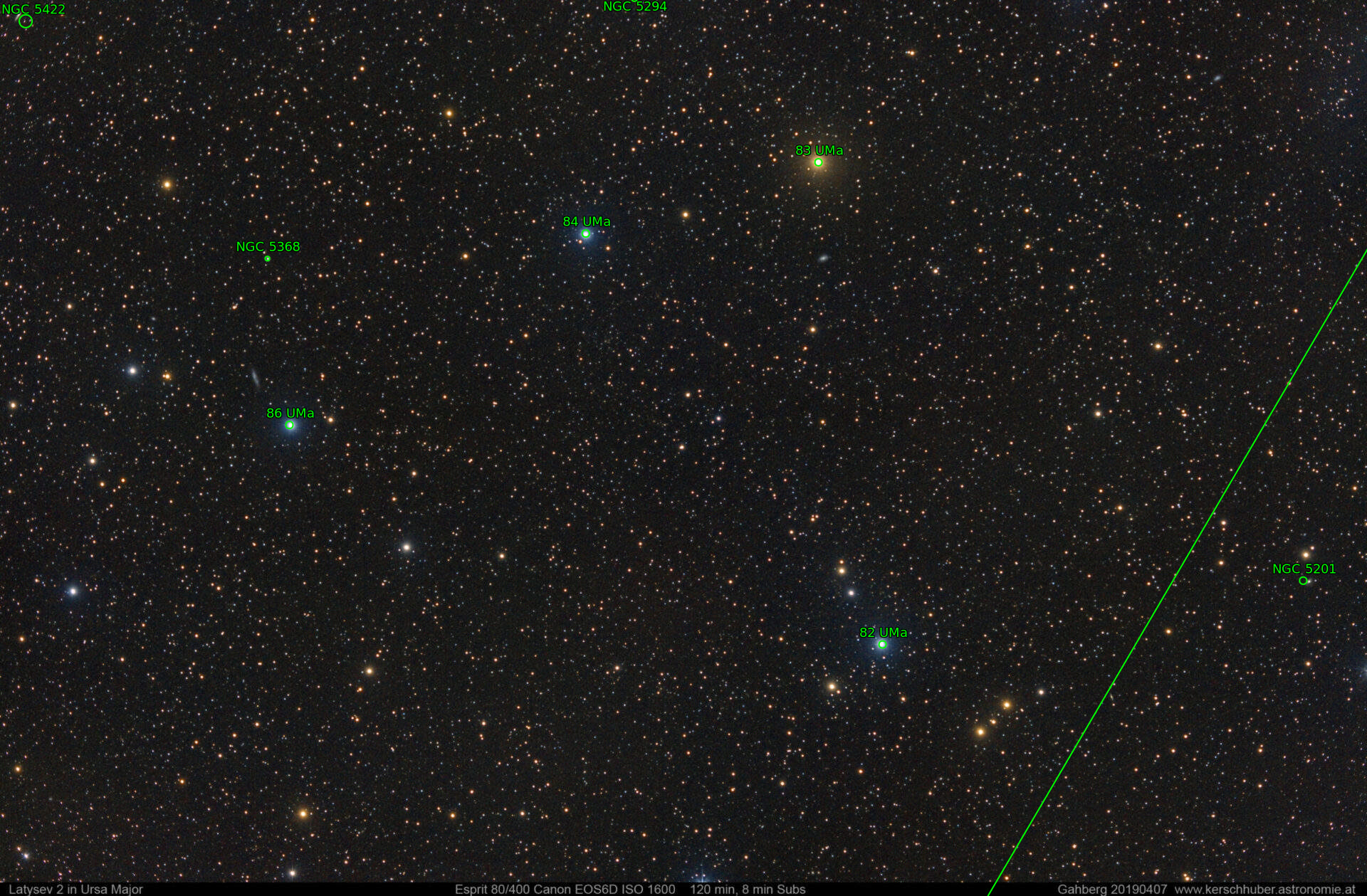 Sternkarten-Overlay (Astrometry.net)