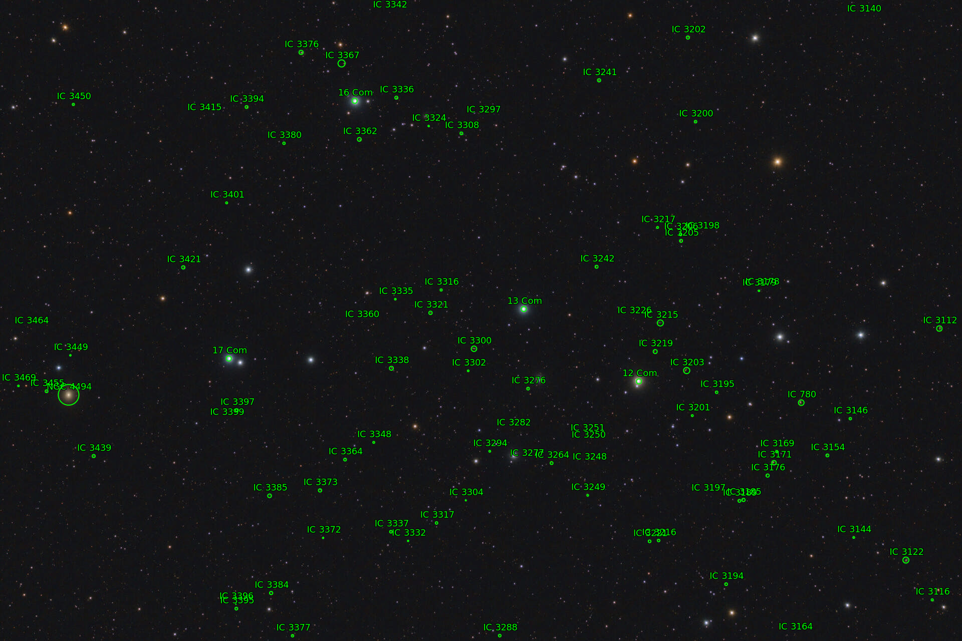 Sternkarten-Overlay (Astrometry.net)