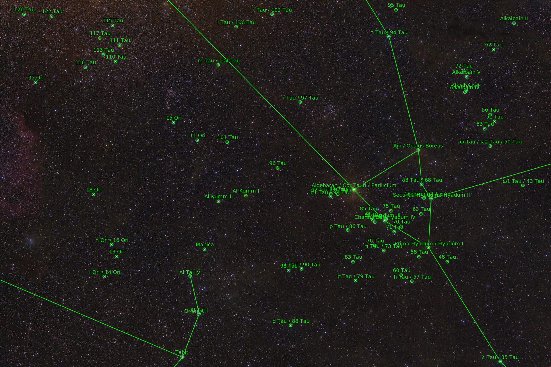 Sternkarten-Overlay (Astrometry.net)