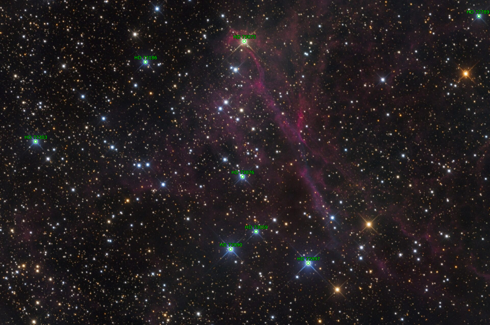 Sternkarten-Overlay (Astrometry.net)