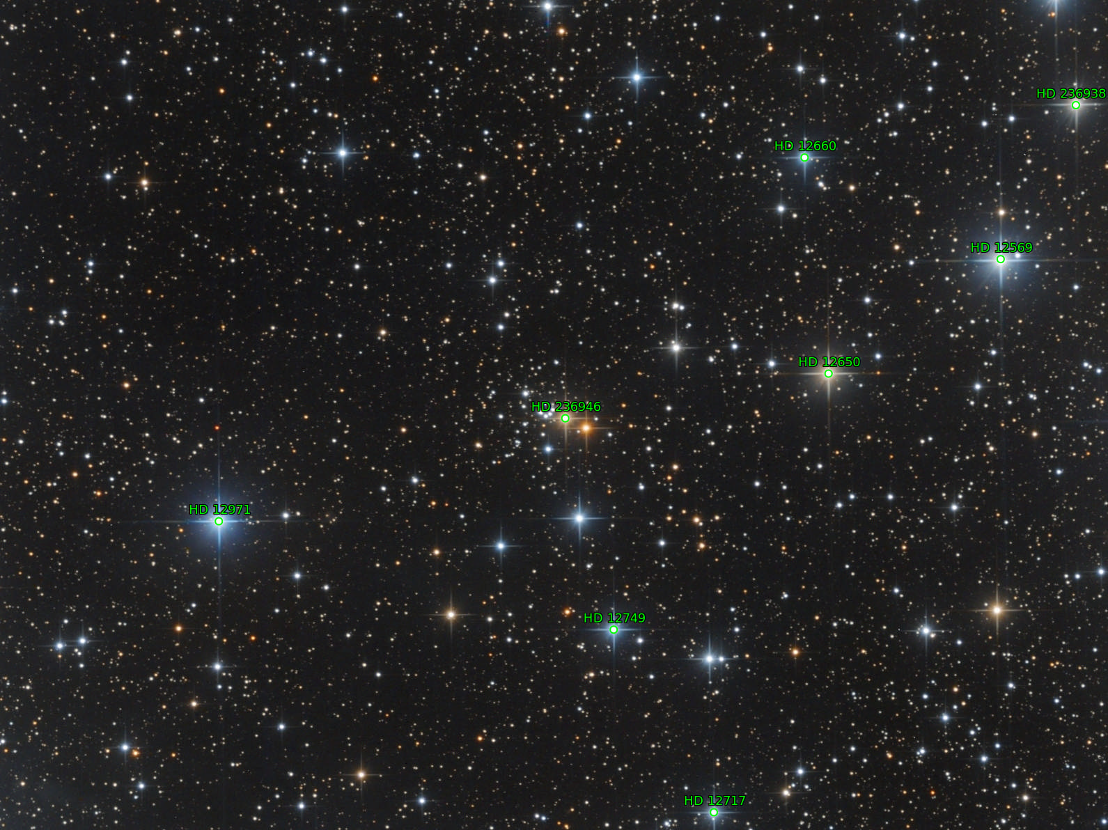 Sternkarten-Overlay (Astrometry.net)