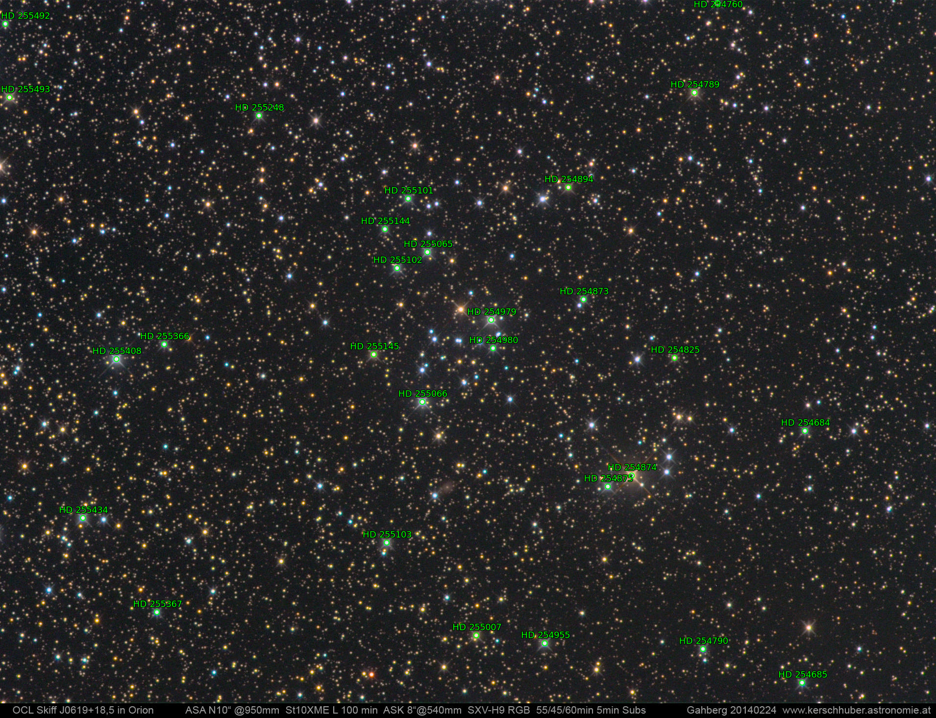 Sternkarten-Overlay (Astrometry.net)
