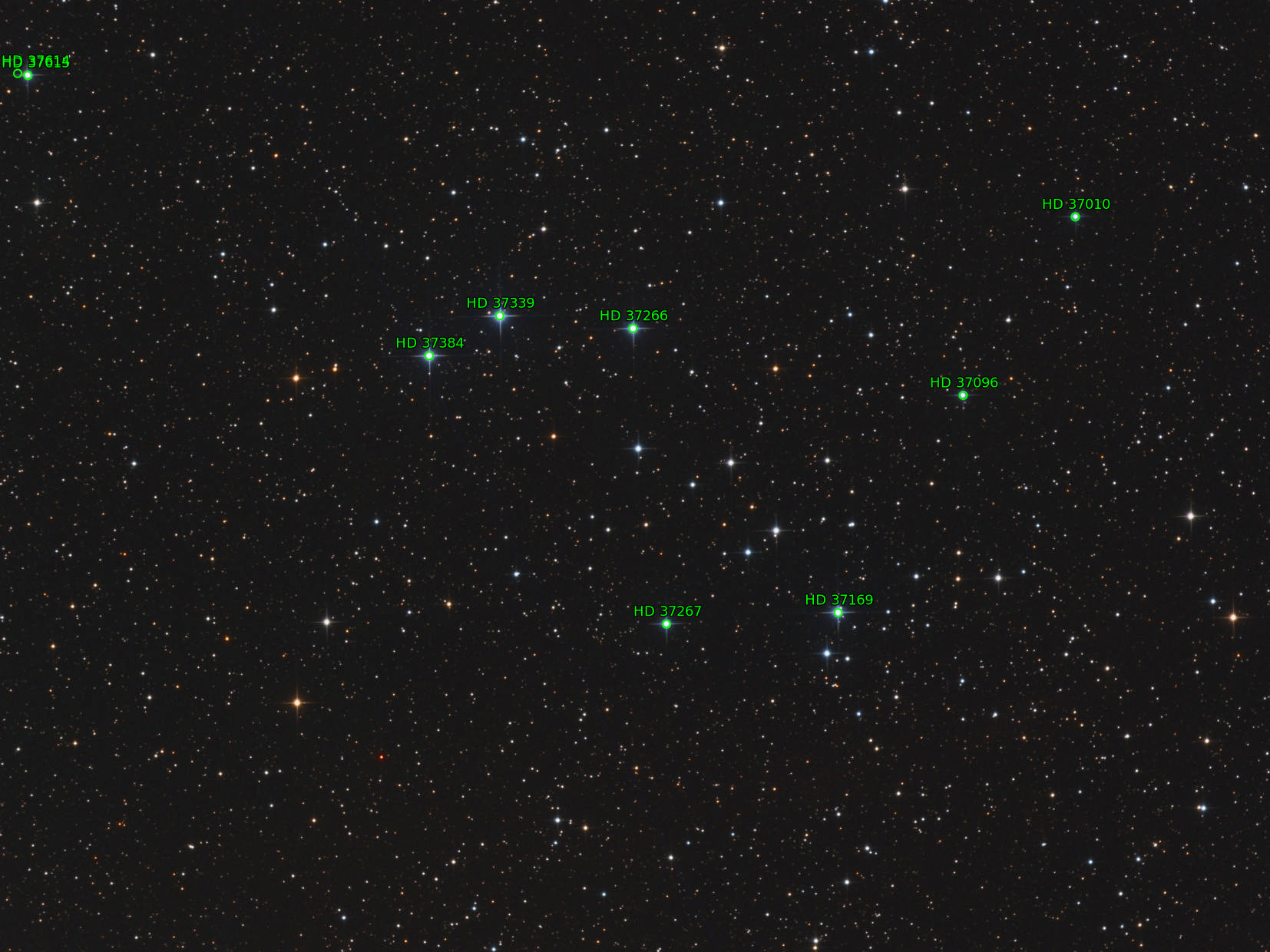 Sternkarten-Overlay (Astrometry.net)