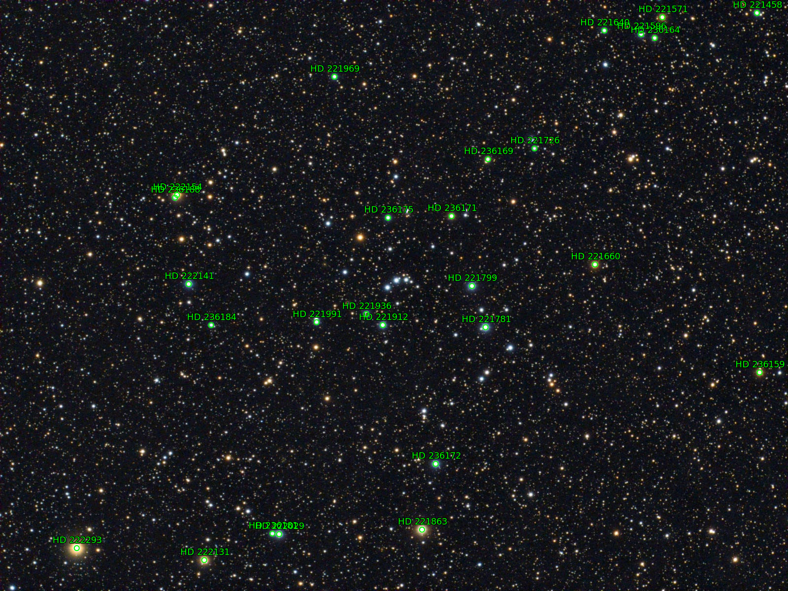 Sternkarten-Overlay (Astrometry.net)