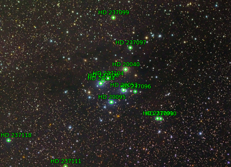 Sternkarten-Overlay (Astrometry.net)