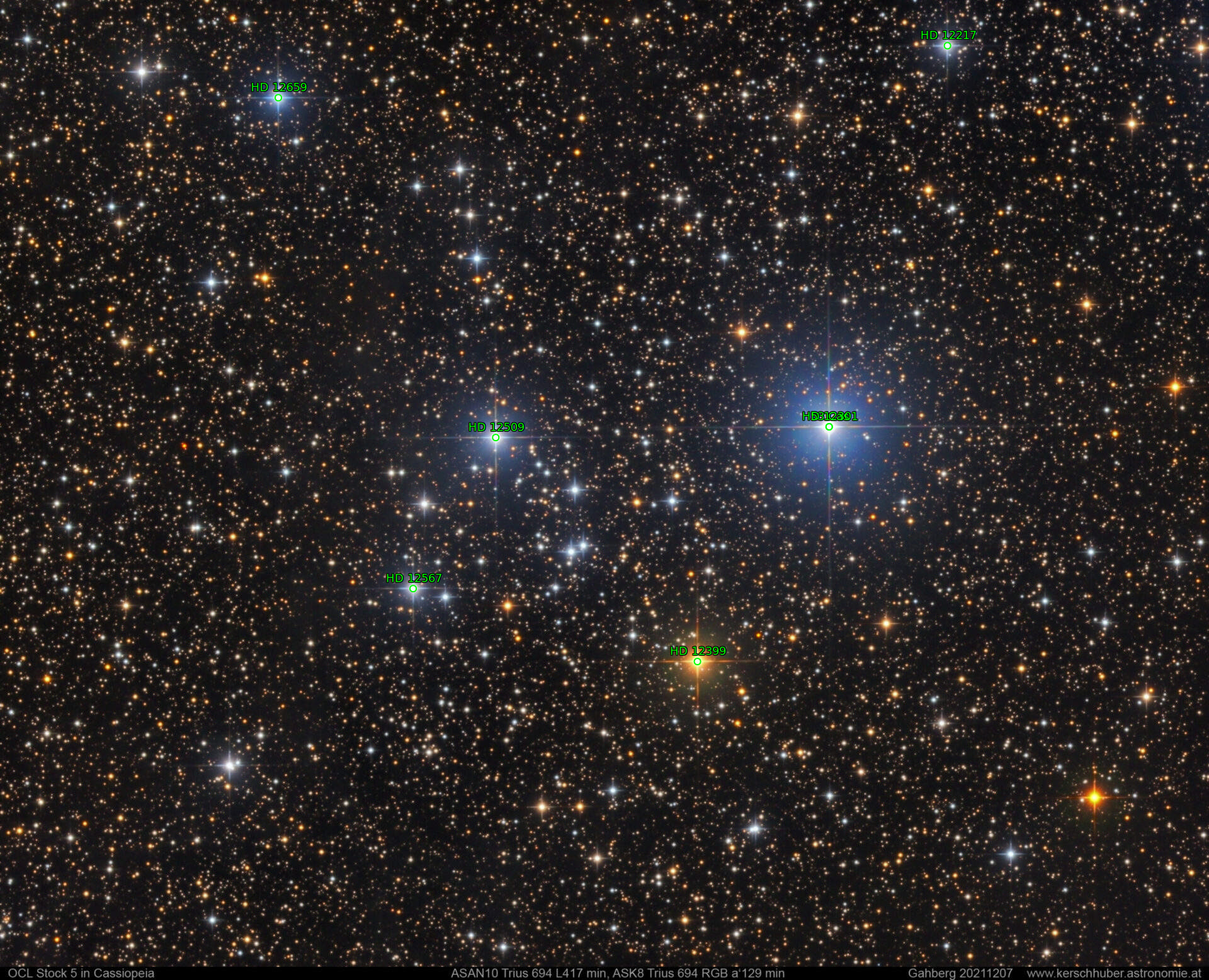 Sternkarten-Overlay (Astrometry.net)