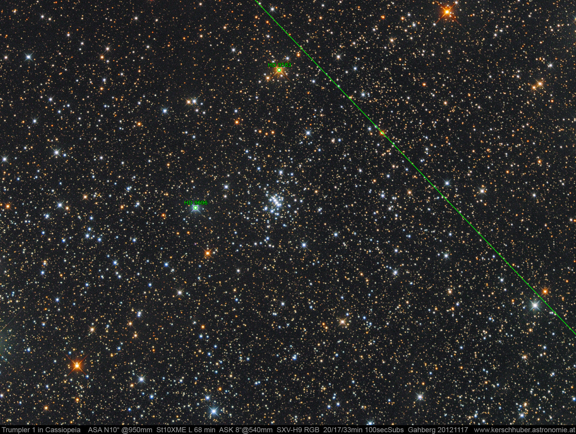 Sternkarten-Overlay (Astrometry.net)