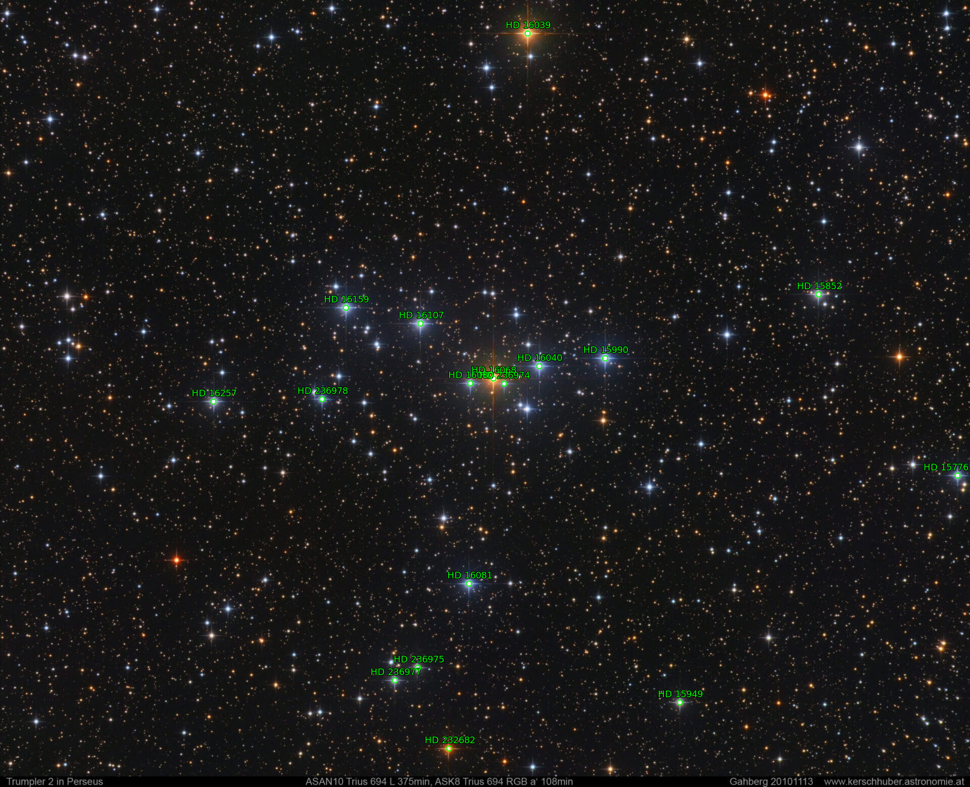 Sternkarten-Overlay (Astrometry.net)