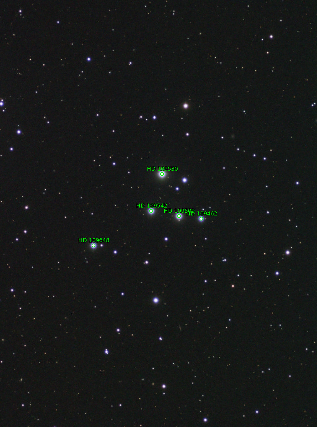 Sternkarten-Overlay (Astrometry.net)