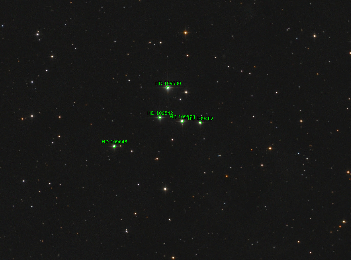 Sternkarten-Overlay (Astrometry.net)