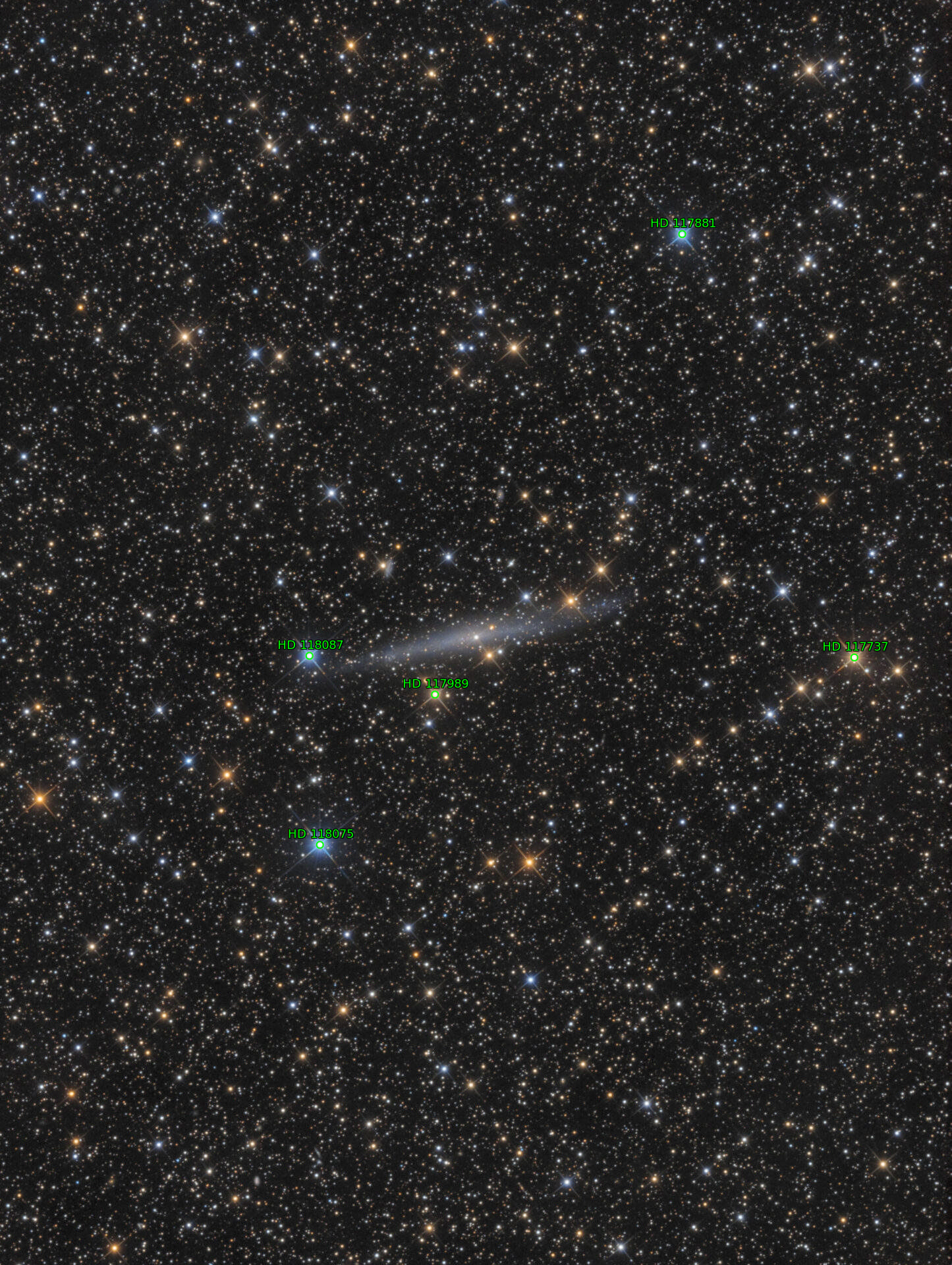 Sternkarten-Overlay (Astrometry.net)