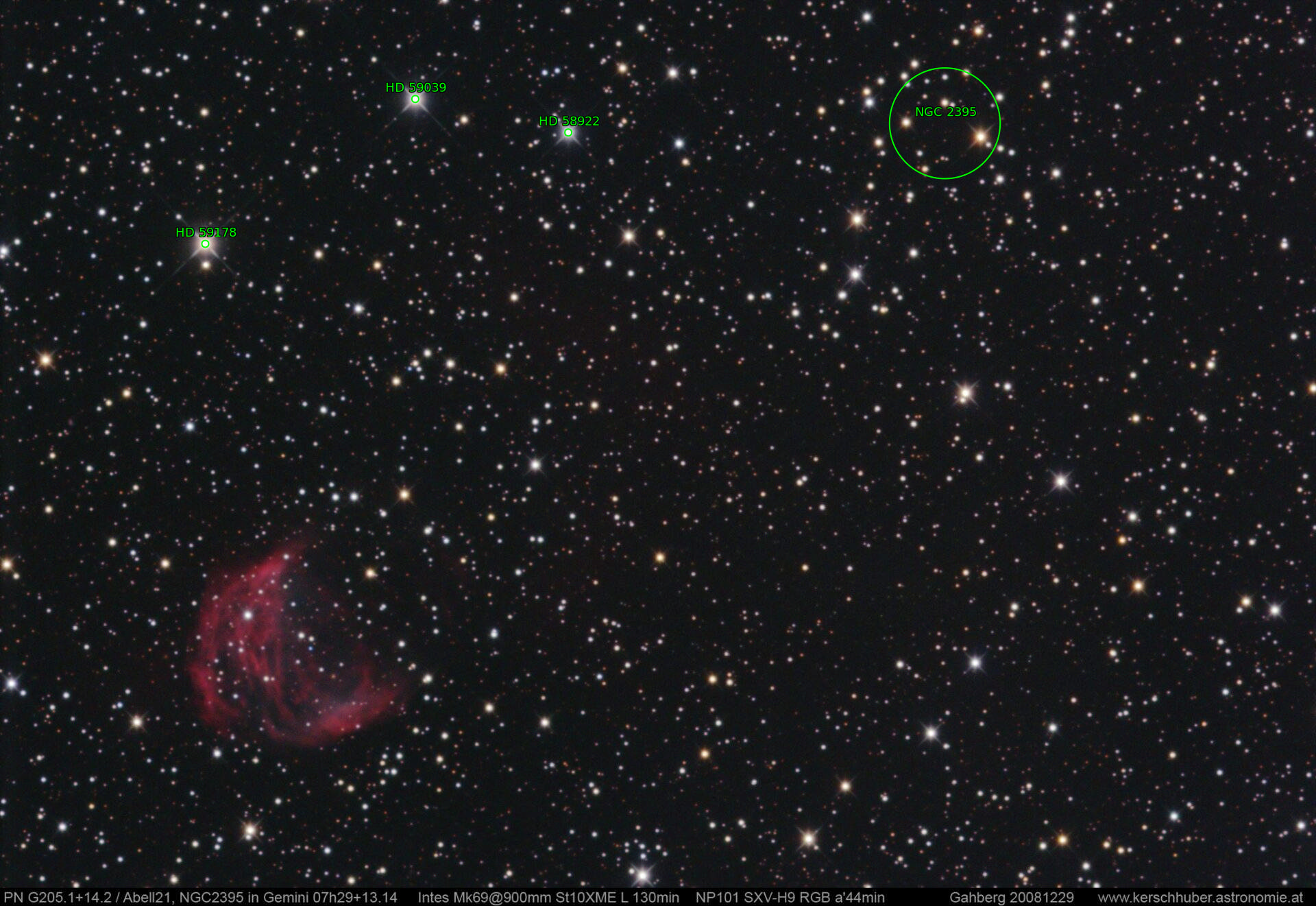 Sternkarten-Overlay (Astrometry.net)