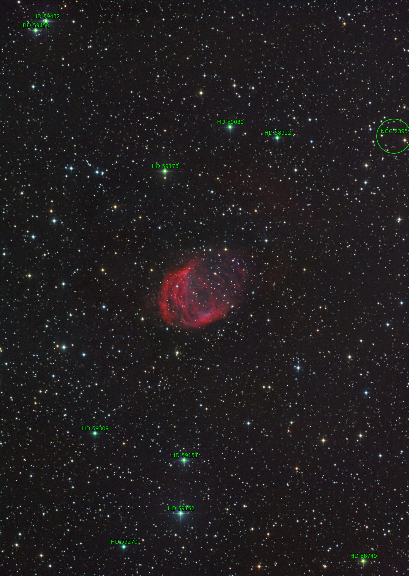 Sternkarten-Overlay (Astrometry.net)