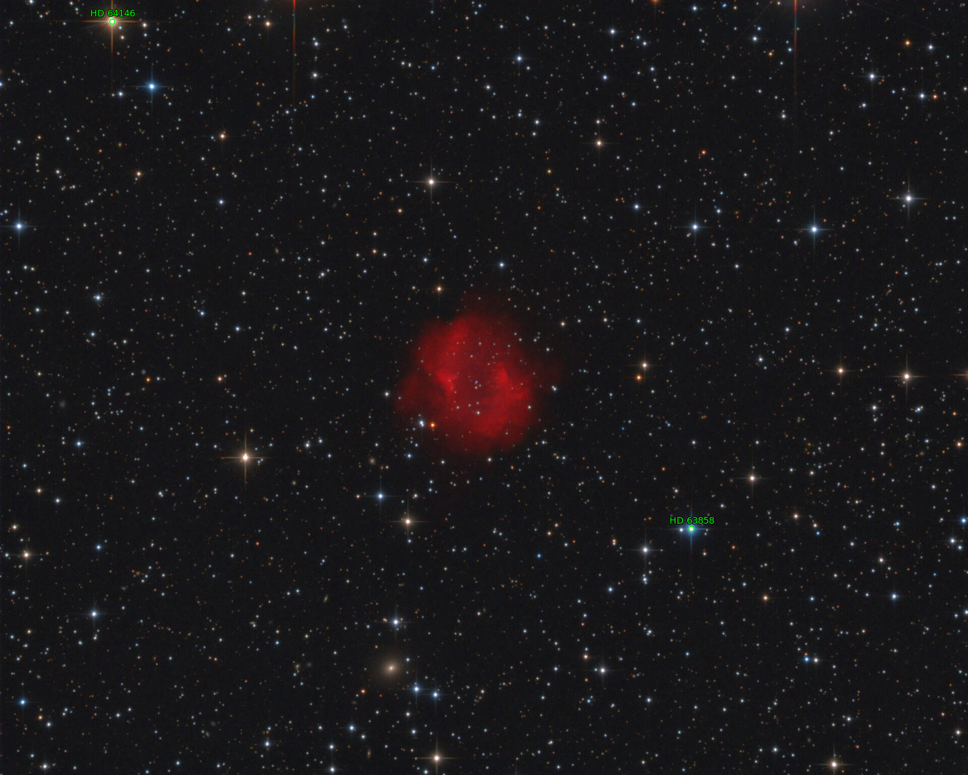 Sternkarten-Overlay (Astrometry.net)