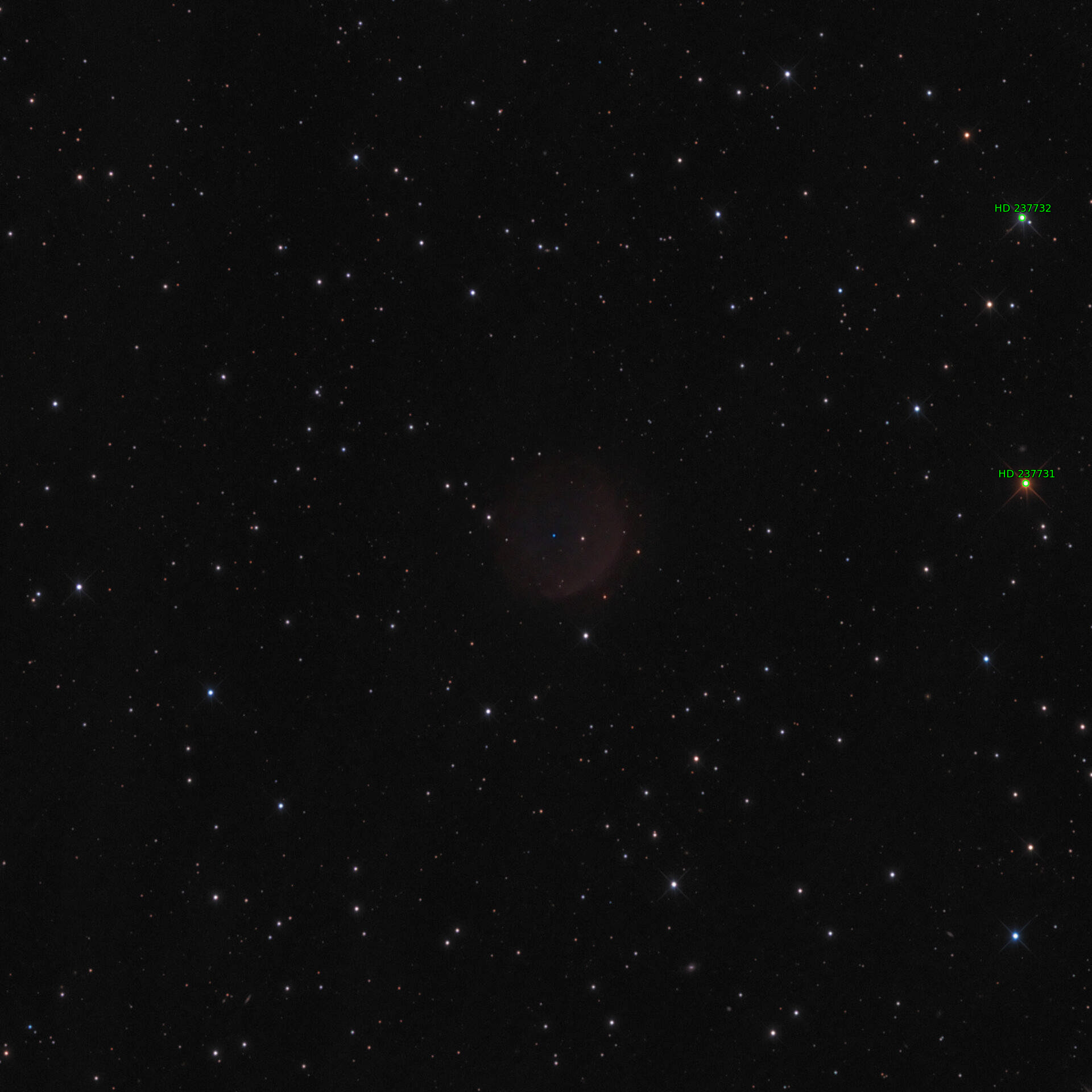 Sternkarten-Overlay (Astrometry.net)