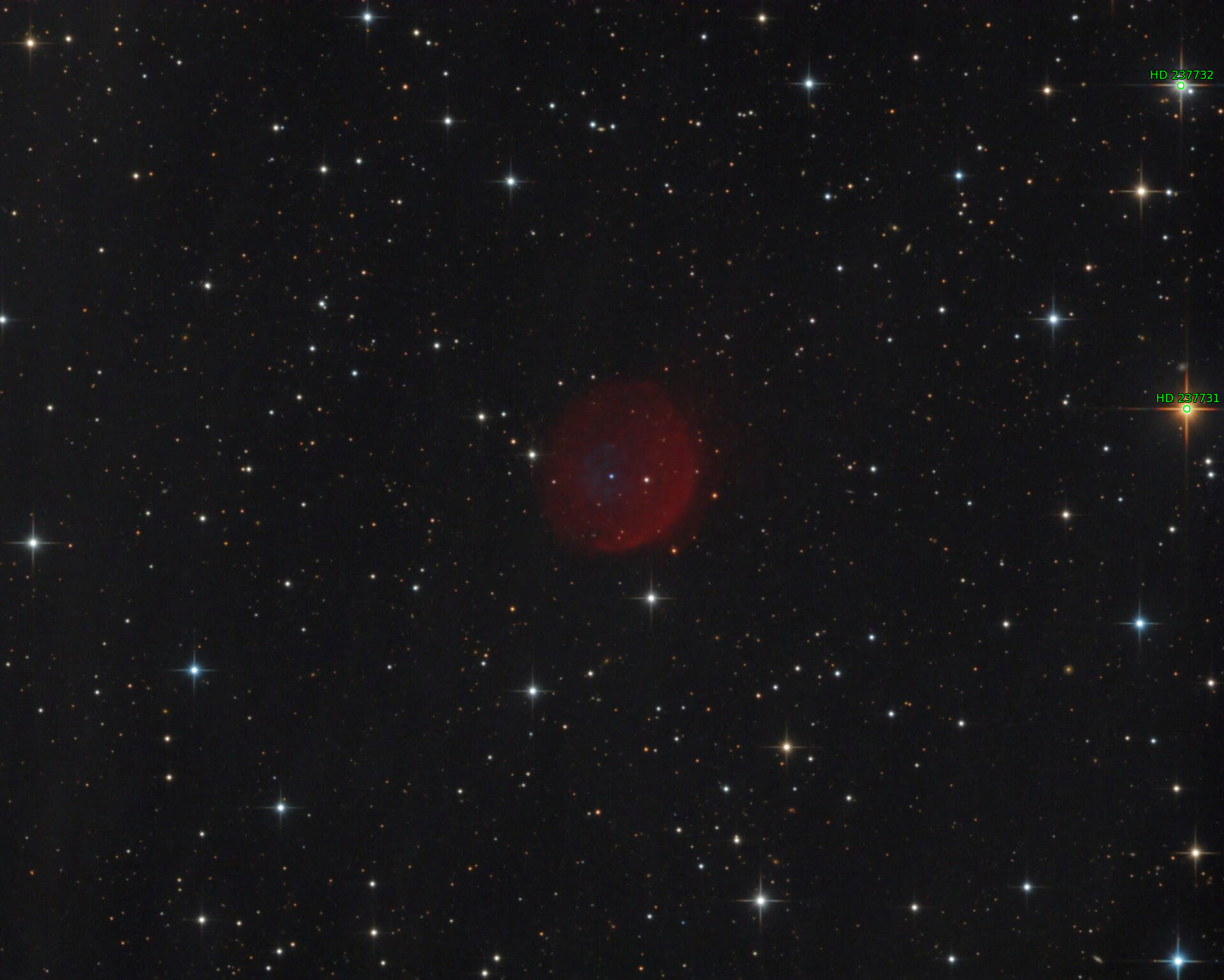 Sternkarten-Overlay (Astrometry.net)