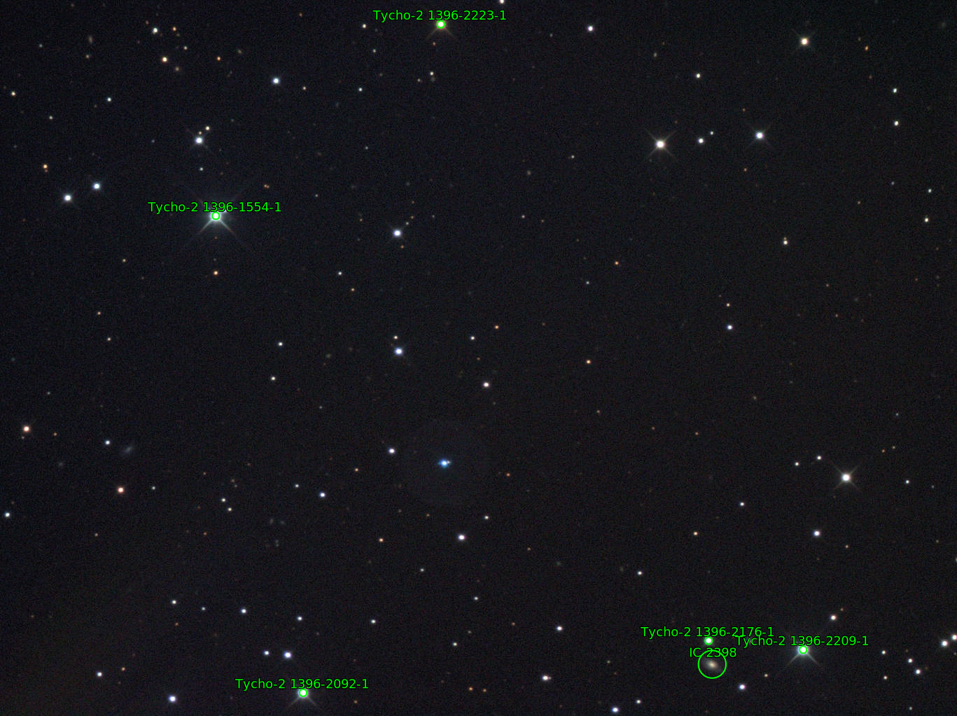 Sternkarten-Overlay (Astrometry.net)